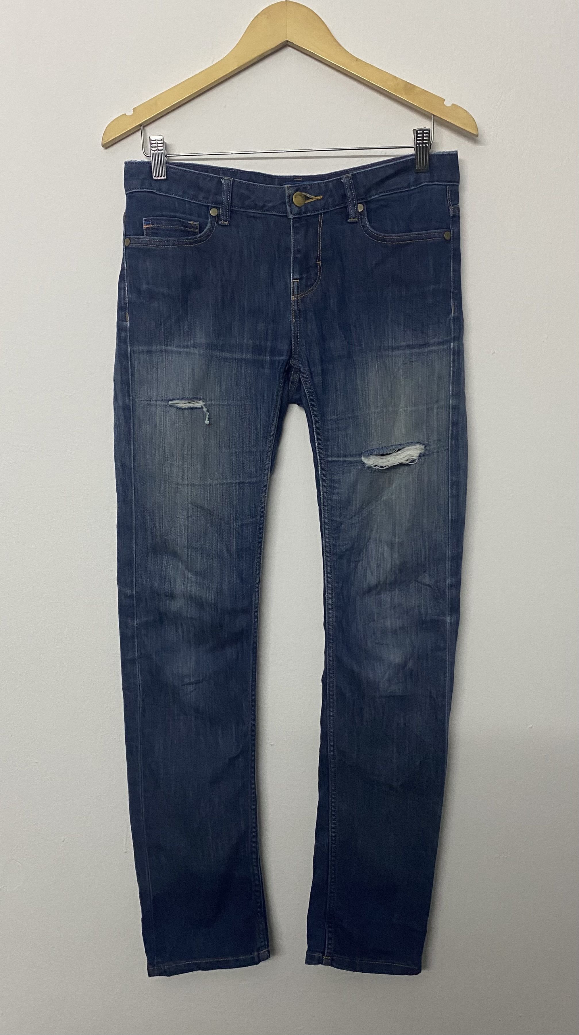 Patagonia Patagonia Straight Regular Distressed Blue Jeans Size 30" / US 8 / IT 44 - 1 Thumbnail