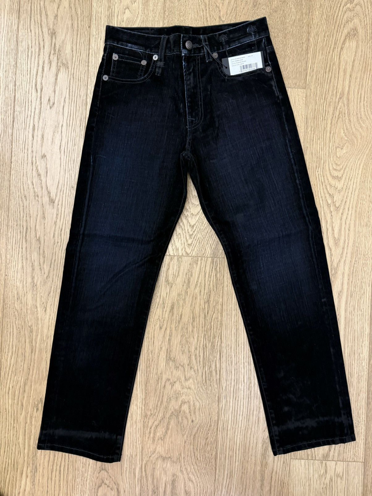 R13 R13 ROMEO JEAN FLOCKED BLACK Size 24" / US 00 / IT 34 - 1 Thumbnail