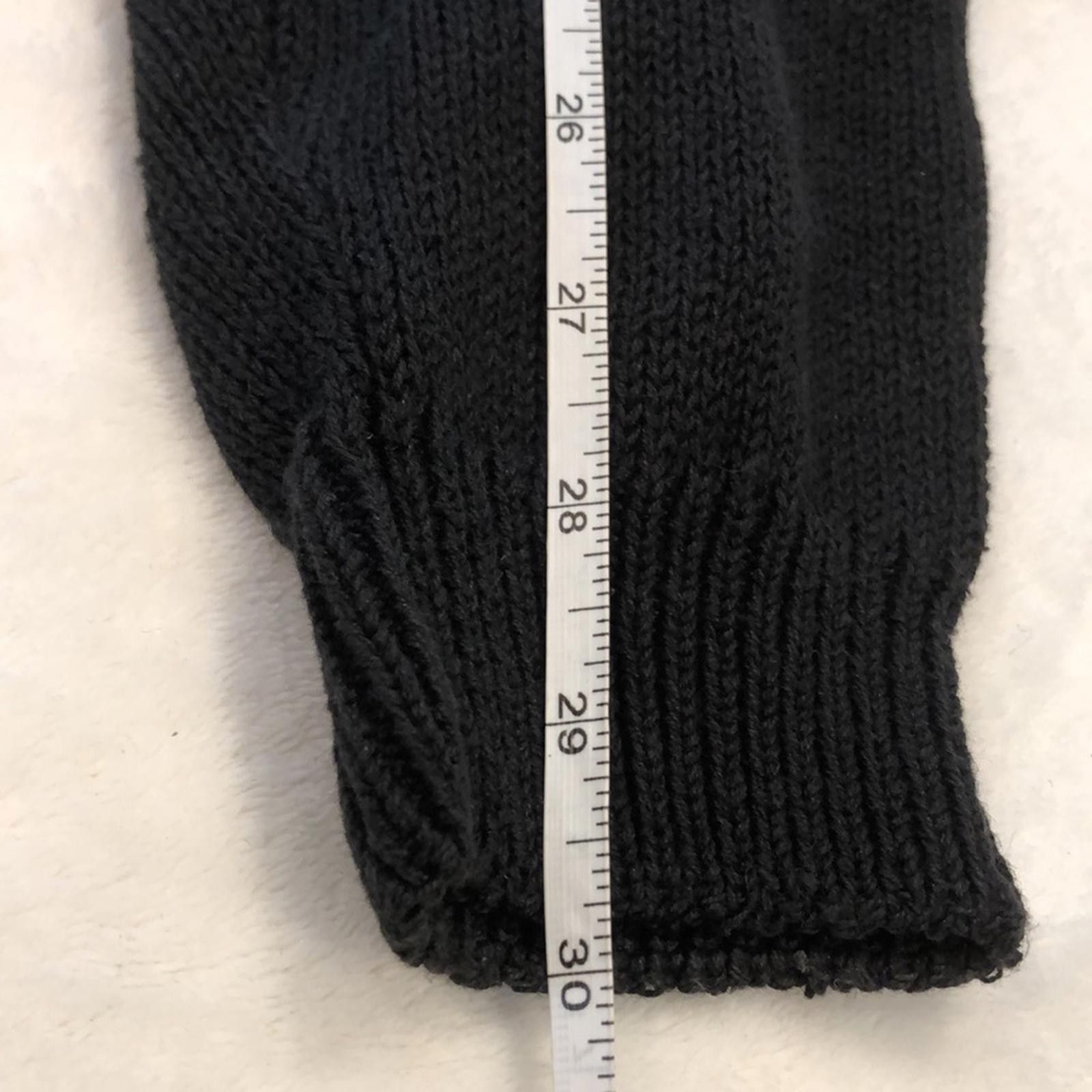 Other Allison Smith Black Knit Sweater beaded sparkles SZ LG Size L / US 10 / IT 46 - 9 Thumbnail