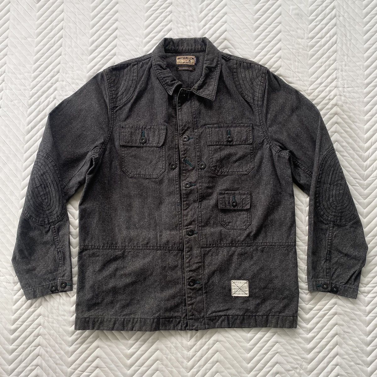 Other Salt Papper Denim Jacket By Articalizm Size US M / EU 48-50 / 2 - 1 Thumbnail
