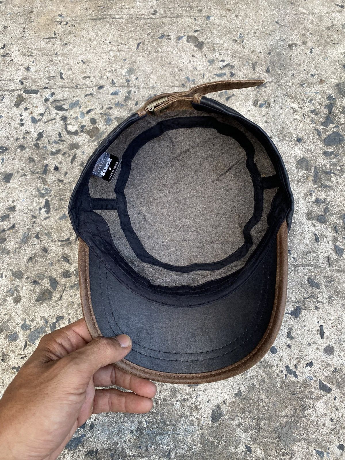 FUCT Vintage FUCT Leather Patrol Cap ERD Size ONE SIZE - 8 Thumbnail