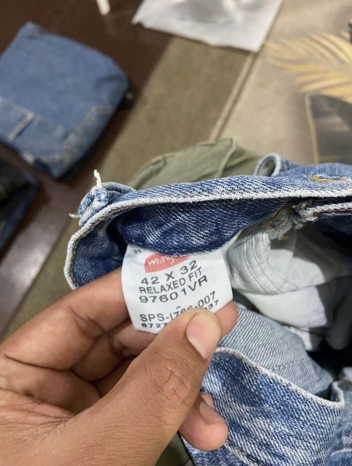 If Six Was Nine × Wrangler Wrangler rework patchwork denim 🦆 Size US 32 / EU 48 - 3 Thumbnail