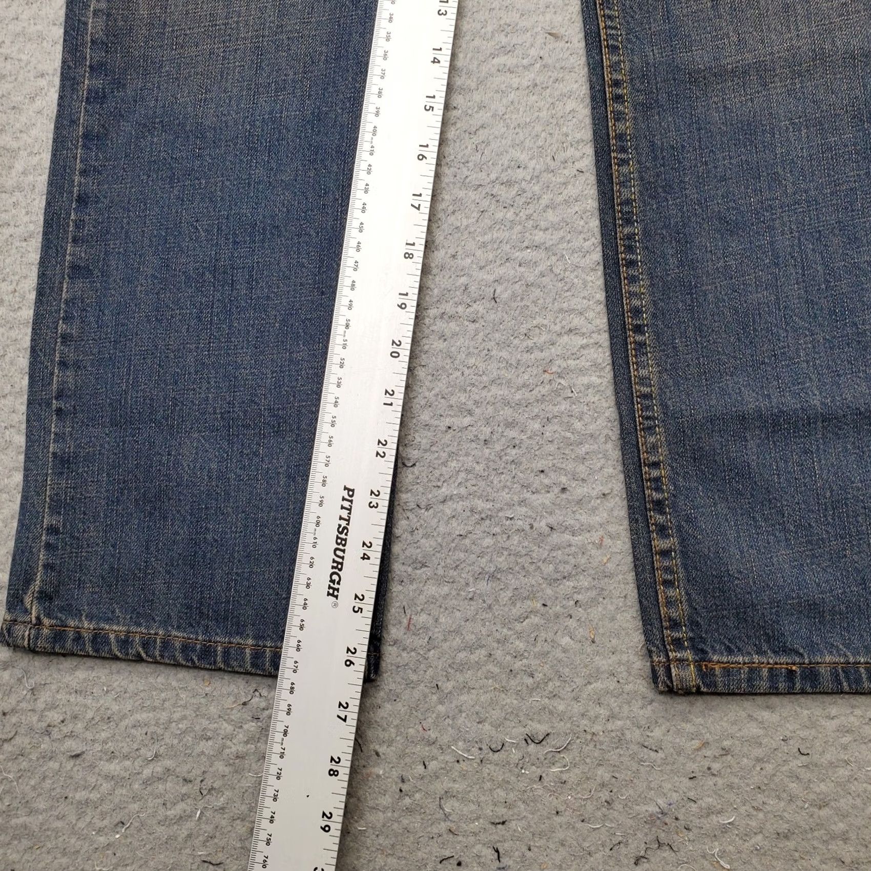 Levi's Levi's Womens 12 Blue Easy Fit Adjustable Waist Premium Comfort Straight Jeans Size 34" / US 12 / IT 48 - 4 Thumbnail