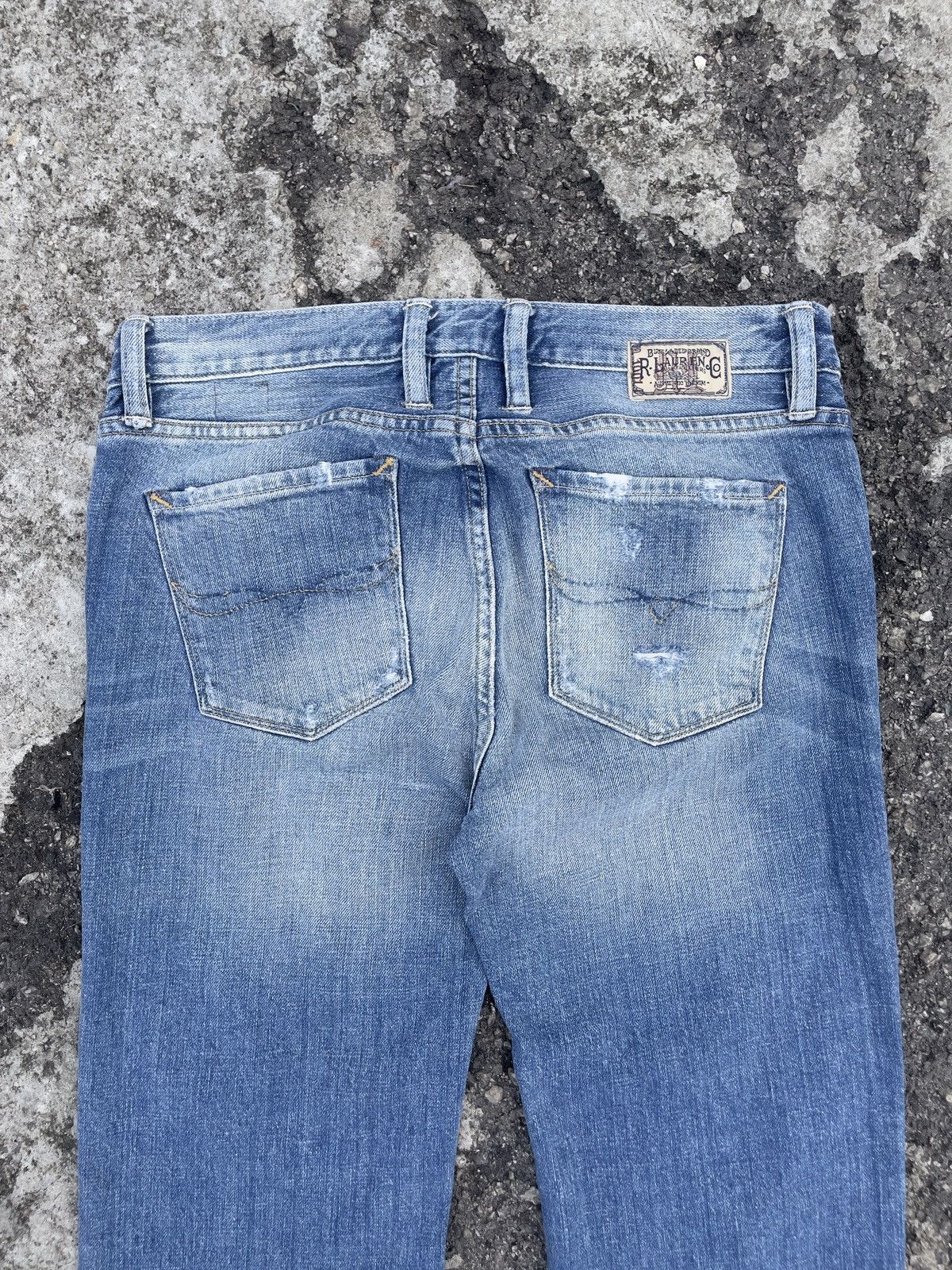 RRL Ralph Lauren Polo Ralph Lauren Distressed Flare Jeans Bootcut Size US 31 - 6 Thumbnail
