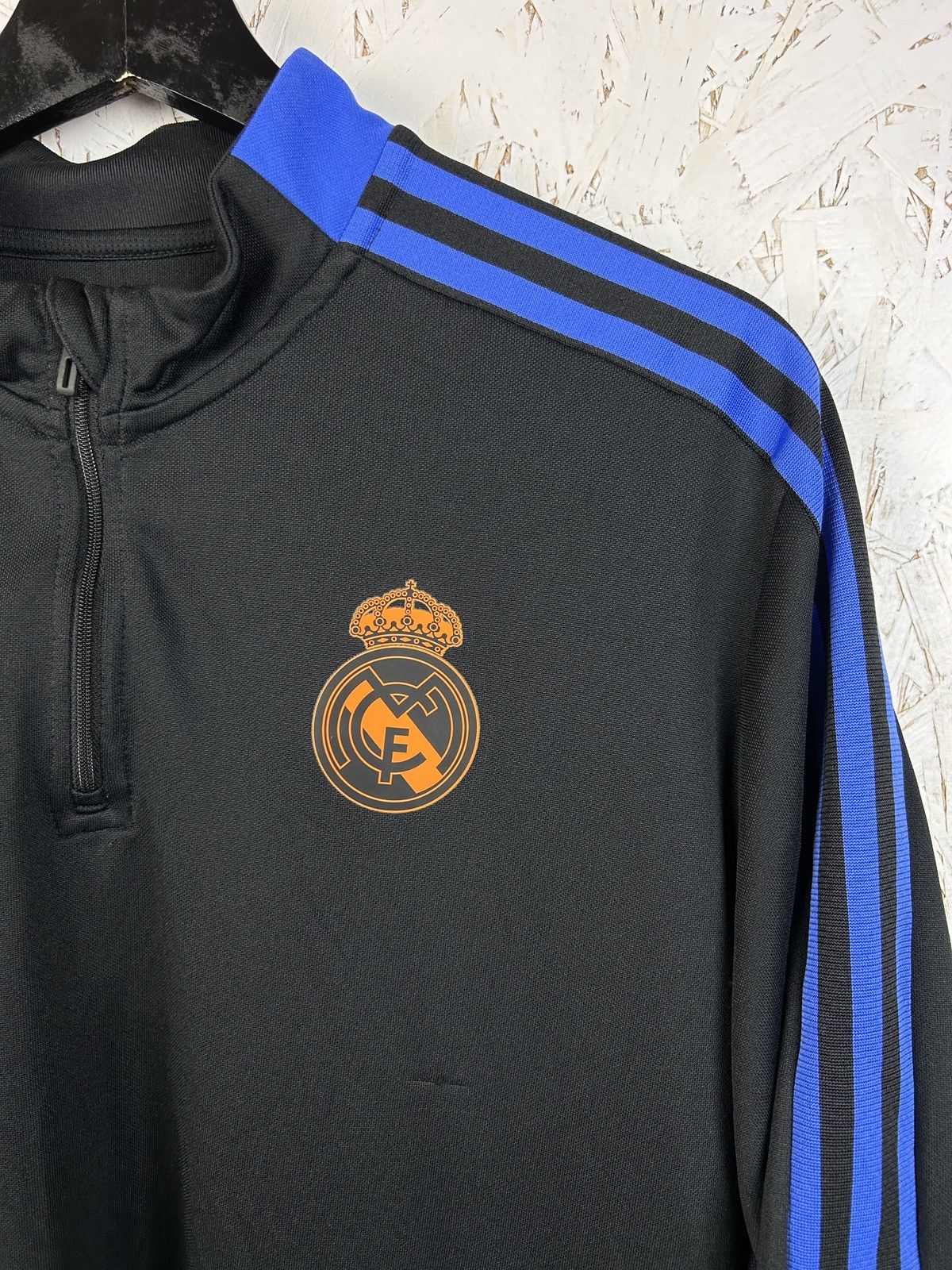 Adidas Adidas Real Madrid Training Half Zip Soccer Football Top Size US XXL / EU 58 / 5 - 2 Thumbnail