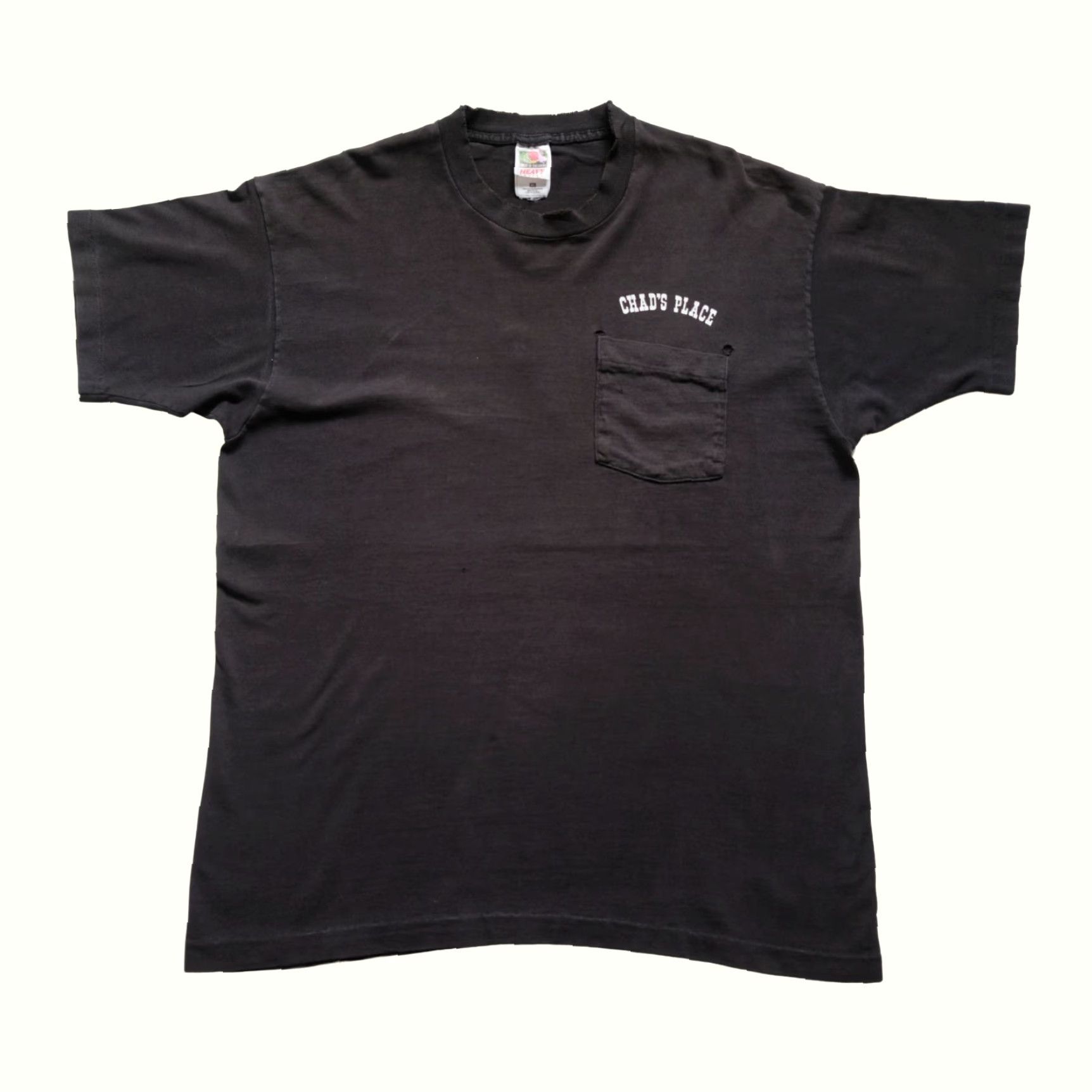 Fruit Of The Loom VINTAGE Fruit of the Loom T-Shirt XL Black 90s Big Bear Lake Bar Saloon USA Made Crew Neck Short Sleeve Mens Size XL Size US XL / EU 56 / 4 - 3 Thumbnail