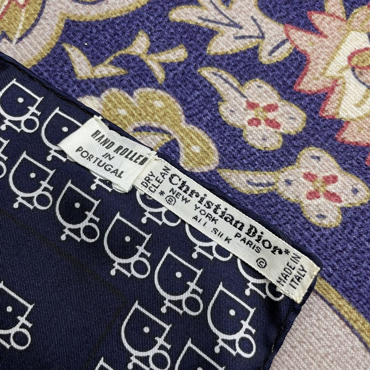 Christian Dior Monsieur Christian Dior Monogram Silk Scarf Size ONE SIZE - 13 Thumbnail