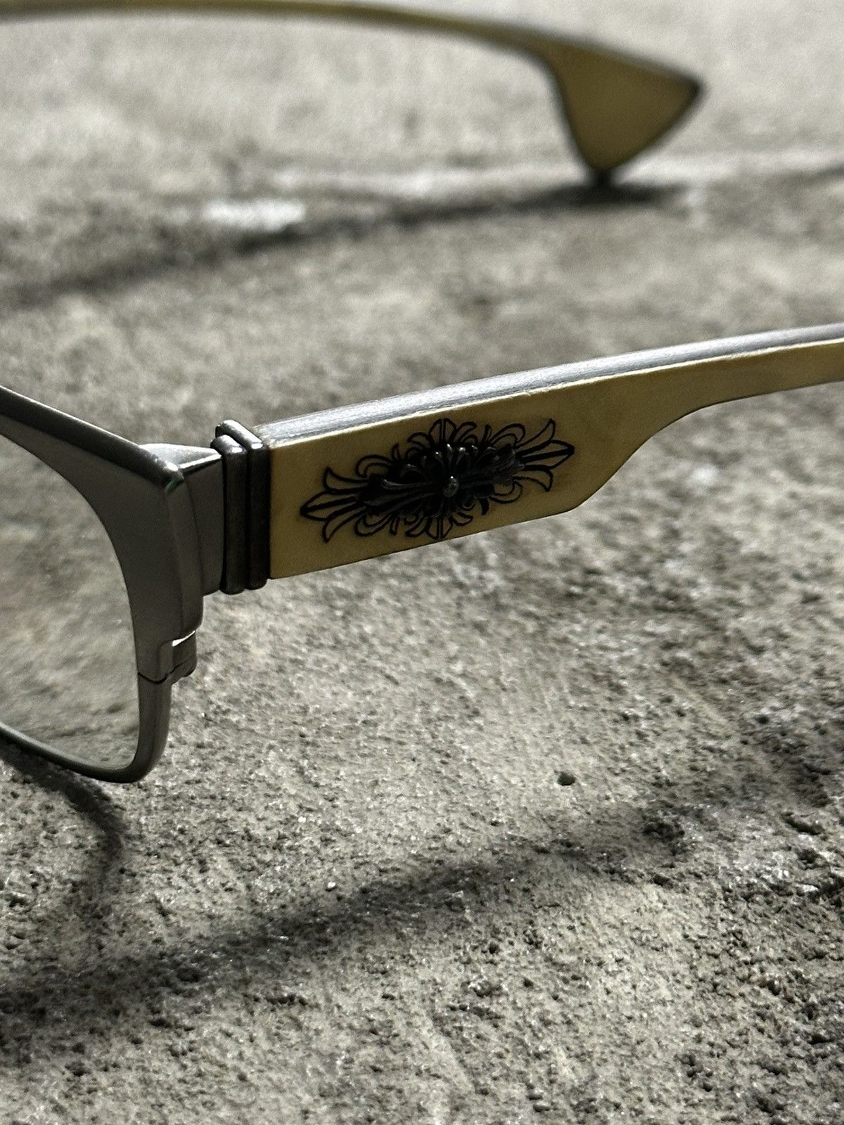 Chrome Hearts Chrome Hearts “Tipping Velvet” Silver/EBONY Vintage Glasses Size ONE SIZE - 6 Thumbnail