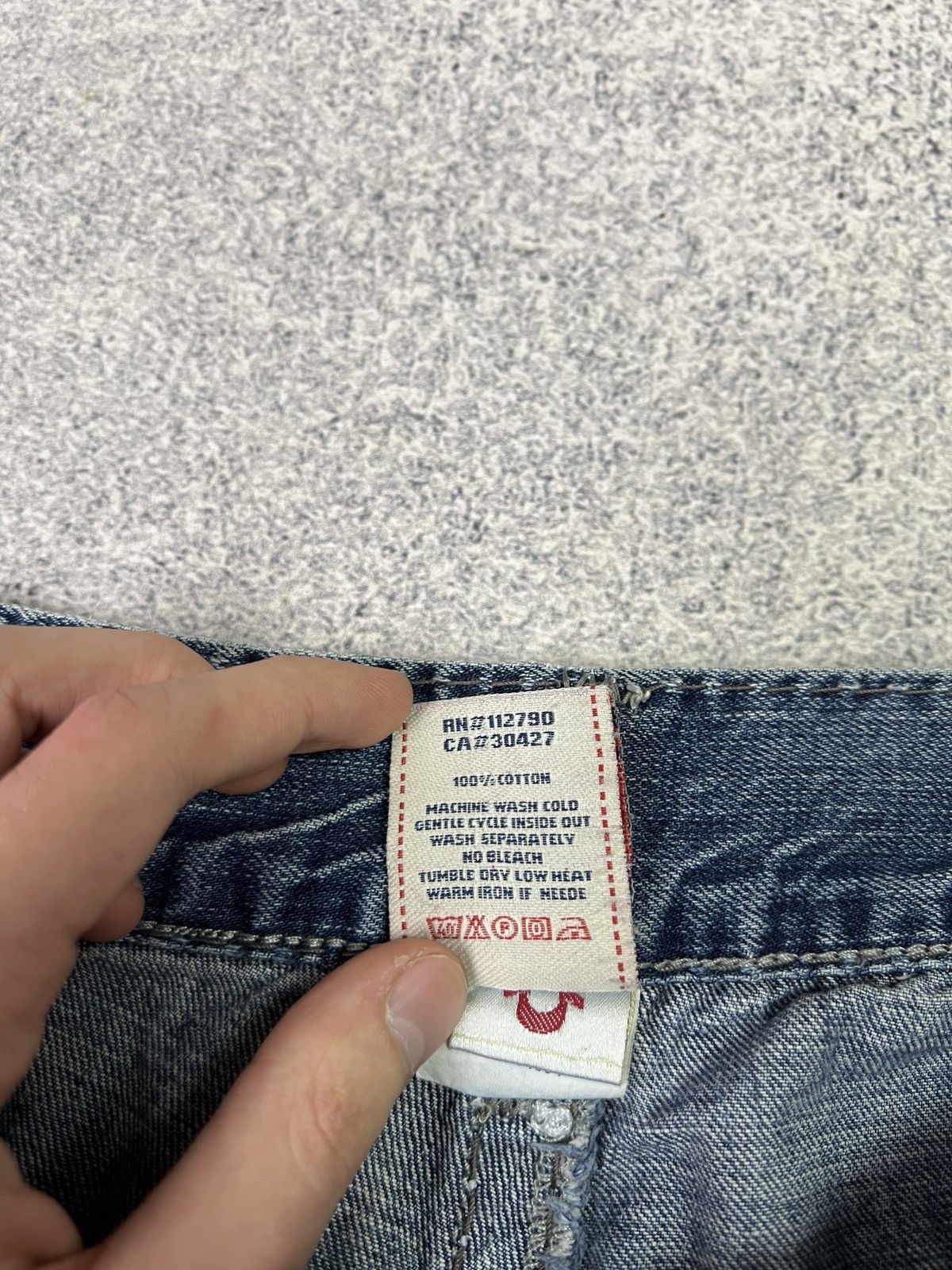 True Religion × Vintage CRAZY TRUE RELIGION Y2K JACKSON SHORTS CHIEF KEEF STYLE Size US 32 / EU 48 - 12 Thumbnail