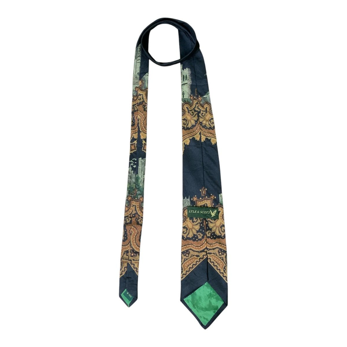 Lyle & Scott × Vintage Rare Design Vintage Lyle & Scott Ties Size ONE SIZE - 2 Thumbnail