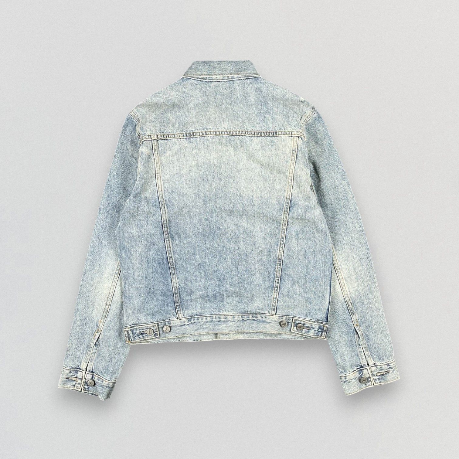 Gap × Vintage Faded Blue GAP Denim Trucker Jacket Size US S / EU 44-46 / 1 - 2 Thumbnail