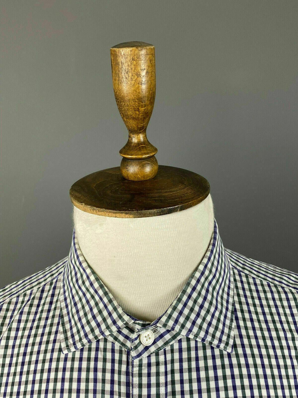 Designer Men Boggi Milano Multicolor Check Cotton Shirt Size XL Size US XL / EU 56 / 4 - 4 Thumbnail