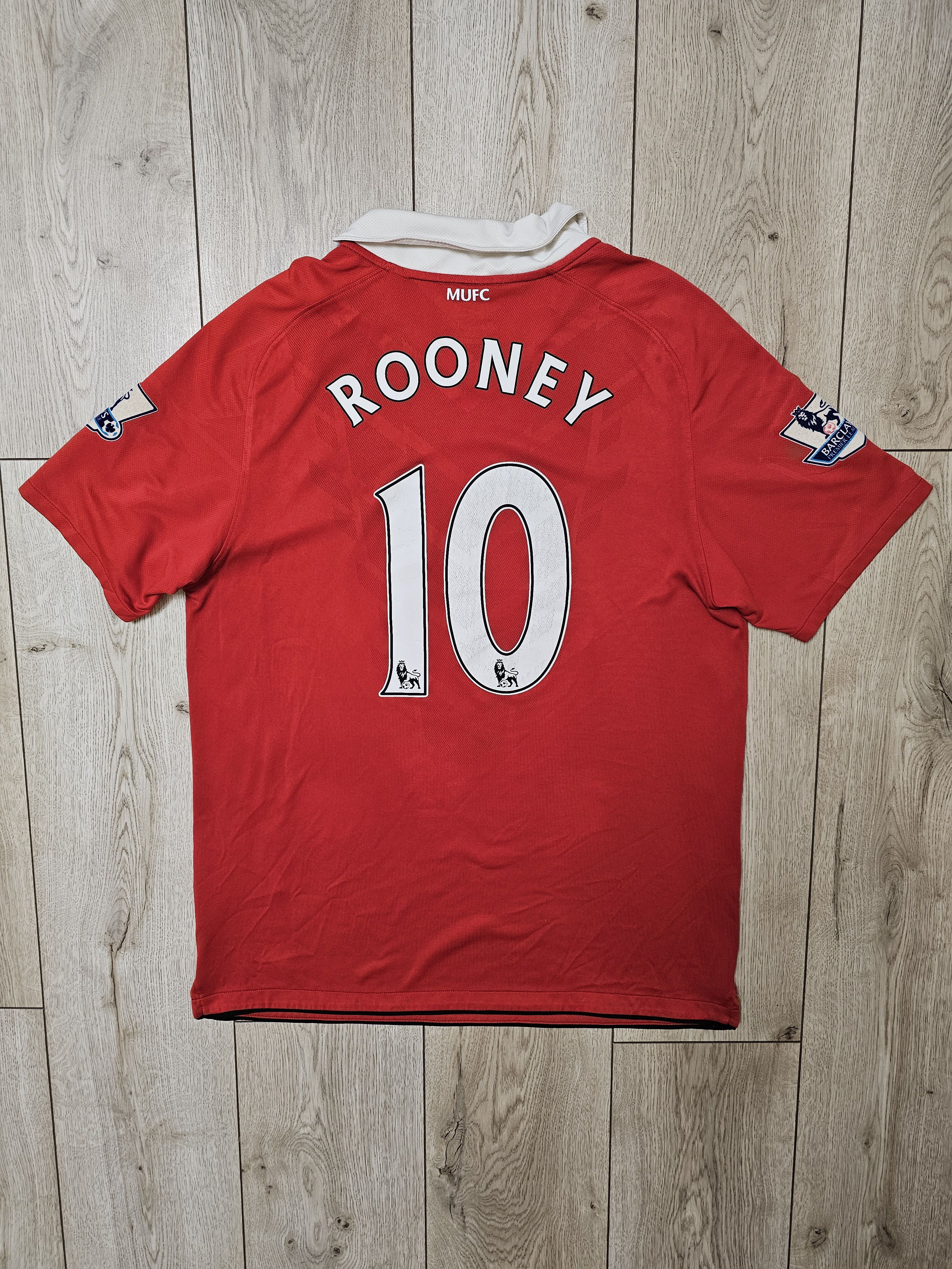 Nike MANCHESTER UNITED 2010 2011 HOME ROONEY FOOTBALL SOCCER Size US L / EU 52-54 / 3 - 1 Thumbnail