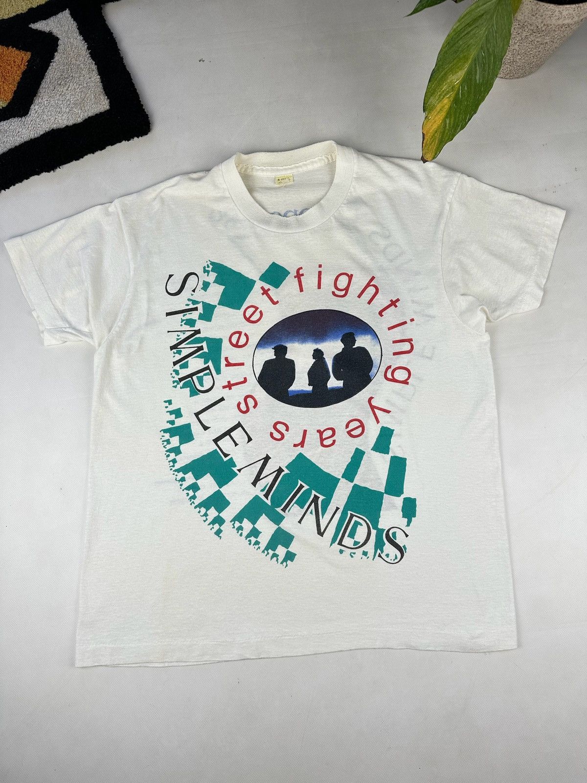 Band Tees Simple Minds T-Shirt 90s Size US XL / EU 56 / 4 - 1 Thumbnail