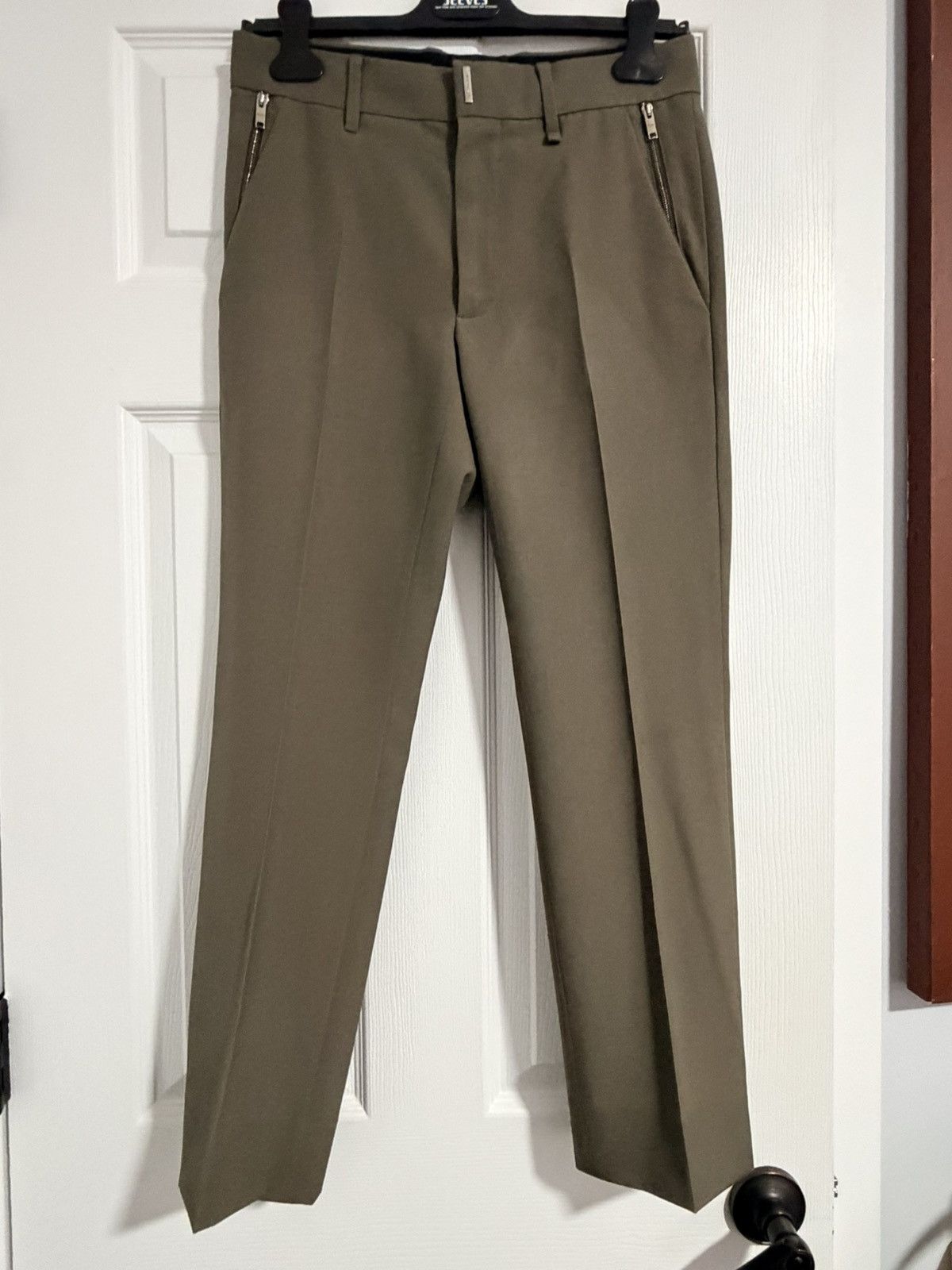 Givenchy Givenchy Zip Pocket Brown Tailored Pants Size US 28 / EU 44 - 1 Thumbnail