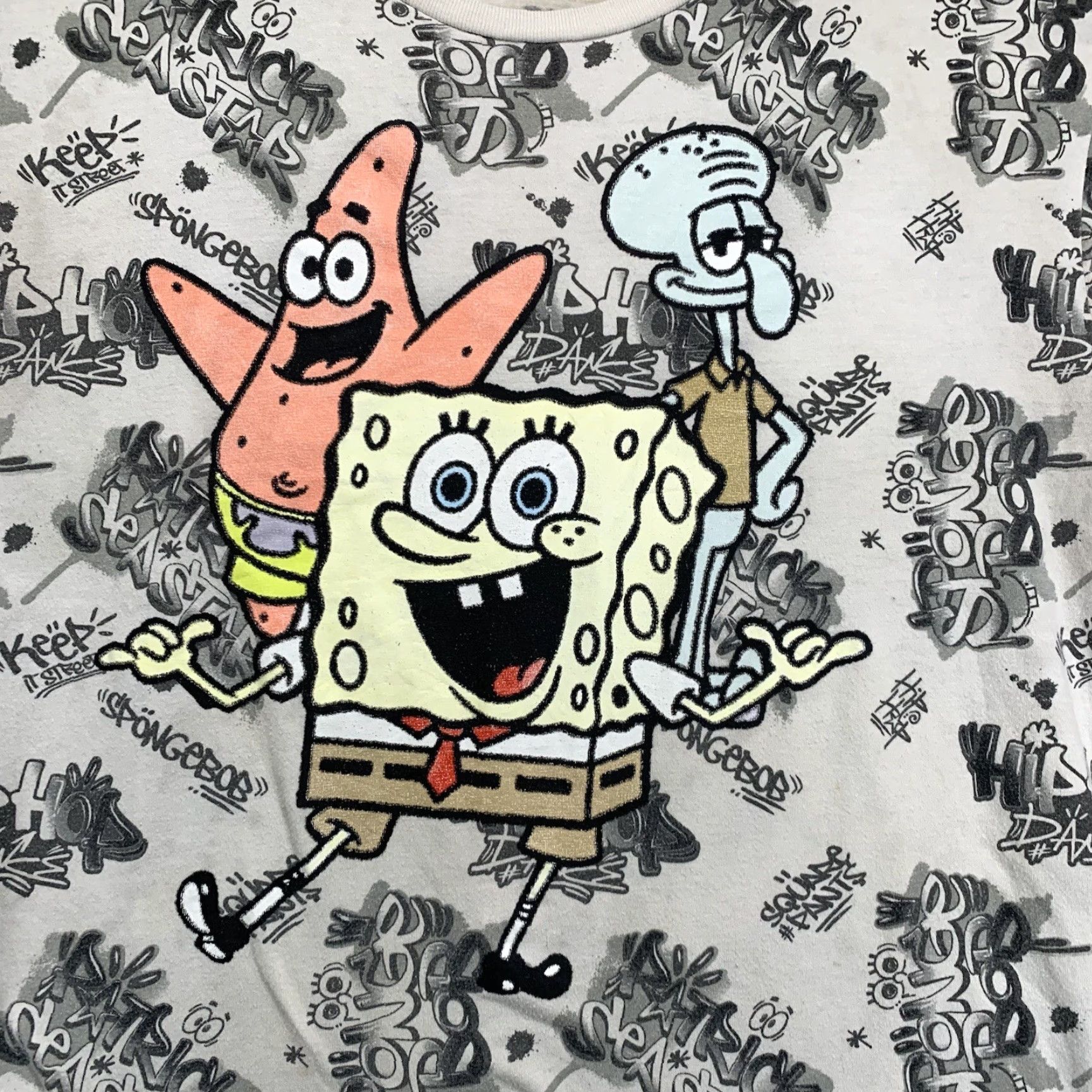 Nickelodeon SpongeBob SquarePants Nickelodeon T Shirt Crewneck Adult Medium Size US M / EU 48-50 / 2 - 2 Thumbnail