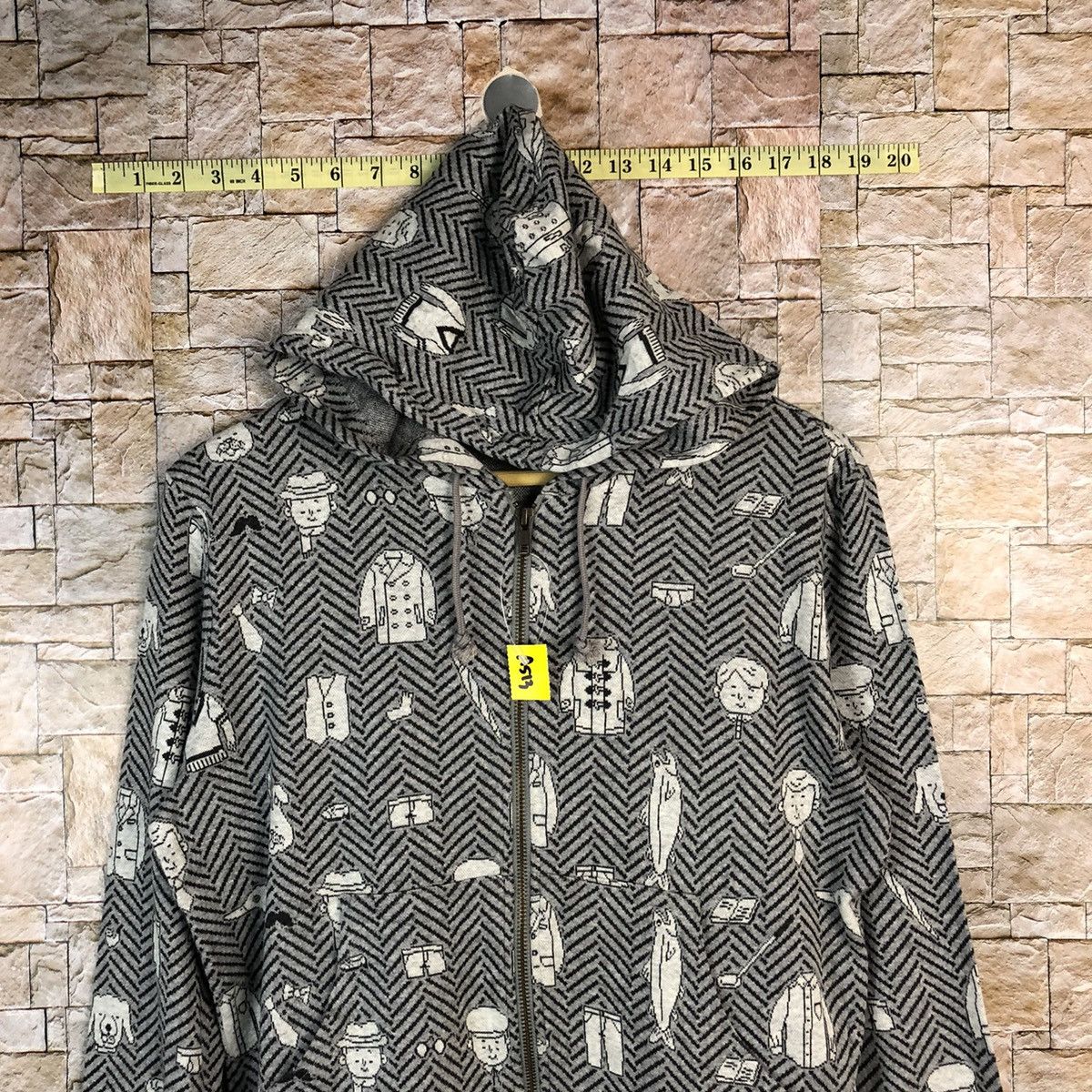 Ne-Net DL Ne Net by issey miyake fullprint sweater Hoodie #A513 Size US M / EU 48-50 / 2 - 2 Thumbnail