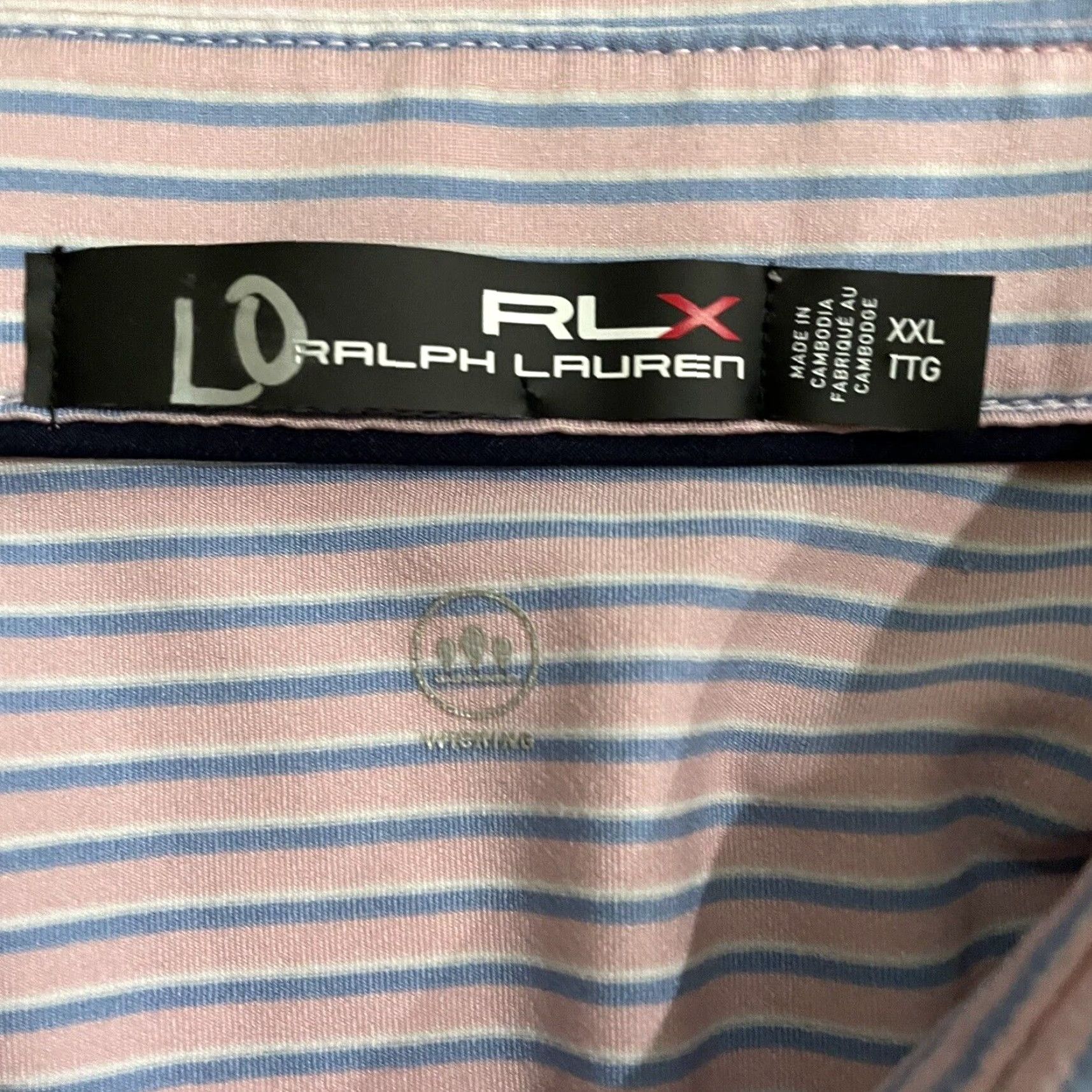 RLX Ralph Lauren VINTAGE Ralph Lauren RLX Striped Athletic Polo Shirt Men 2XL Blue Casual Size US XXL / EU 58 / 5 - 4 Thumbnail