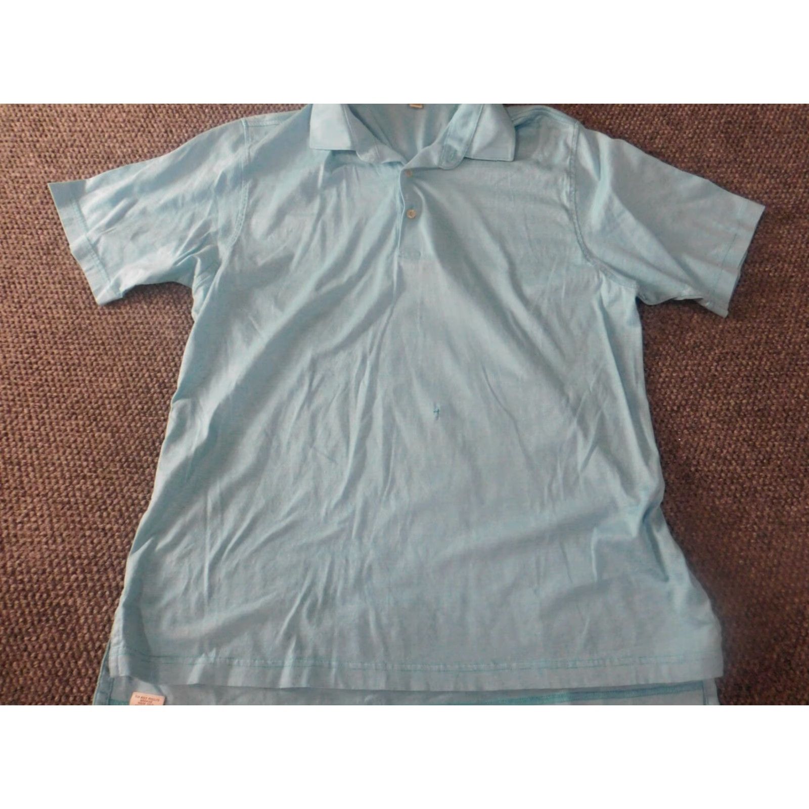 Peter Millar Peter Millar Polo Shirt Large Mens Blue stretch active golf classic Size US L / EU 52-54 / 3 - 3 Thumbnail