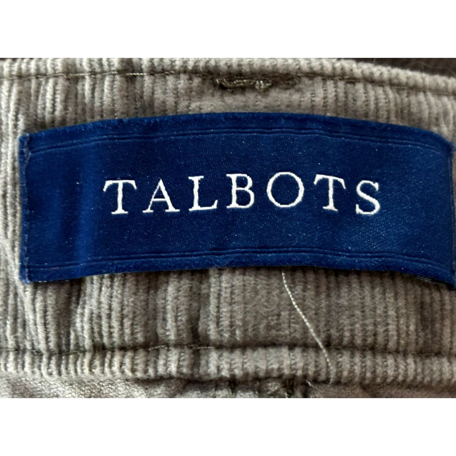 Talbots Talbots Plus Size 24W High Waist Straight Leg Corduroy Pants Gray Womens Size 42" / US 20 - 5 Thumbnail