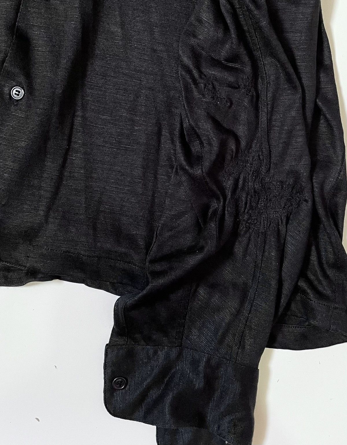 Yohji Yamamoto TAX FREE 🇺🇸 yohji yamamoto costume d’homme sheer camp shirt Size US S / EU 44-46 / 1 - 8 Thumbnail