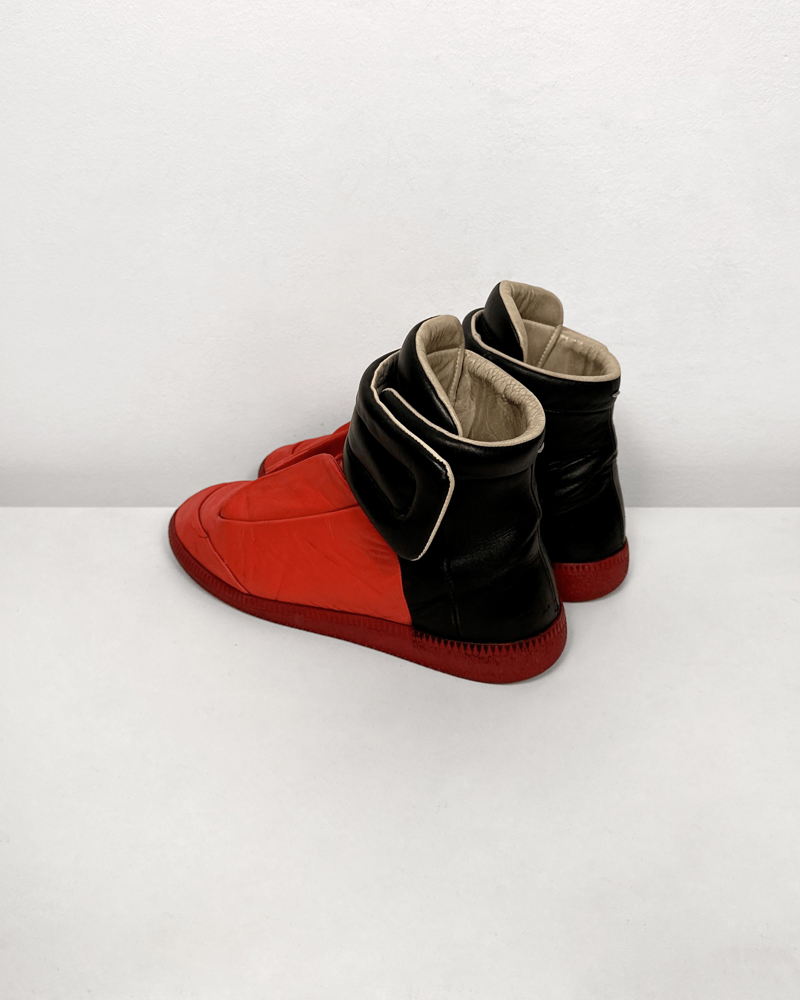 Maison Margiela Maison Margiela Future High Red Black Sneakers Size US 7.5 / EU 40-41 - 2 Thumbnail