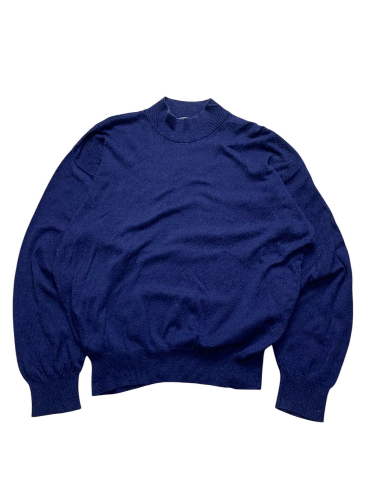 Kenzo 🐍 Vintage 80s Kenzo Mock Neck Knit Sweater Size US M / EU 48-50 / 2 - 1 Thumbnail