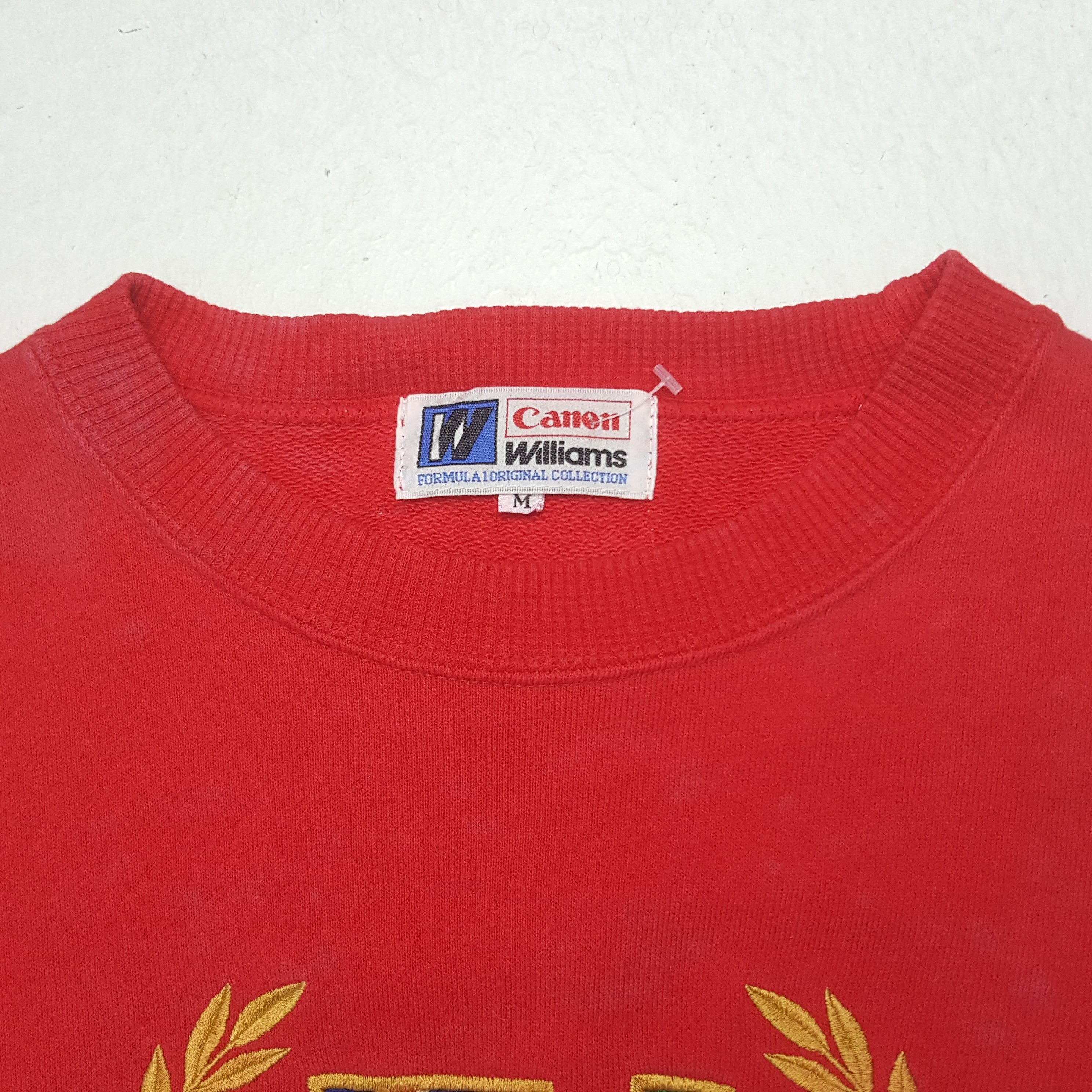 Canon Vintage Canon Williams F1 Team Racing Sweatshirt C295N6 Size US M / EU 48-50 / 2 - 5 Thumbnail