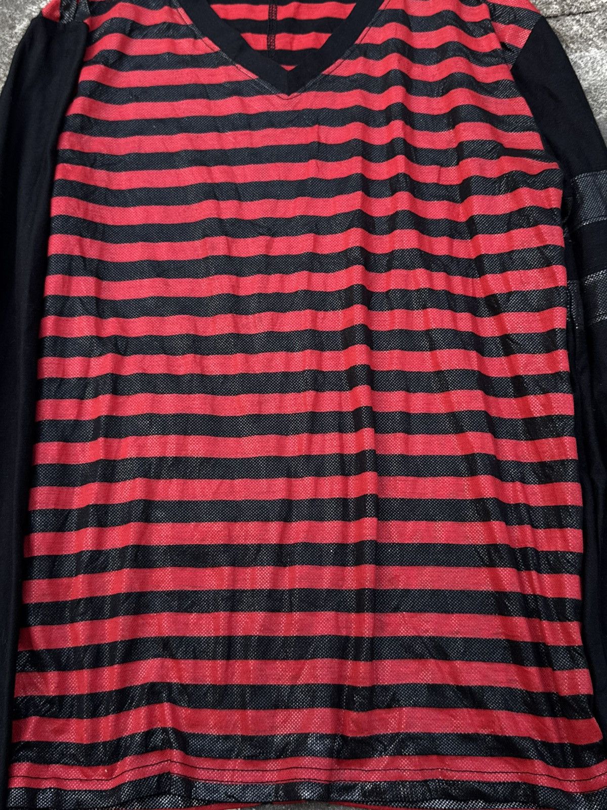 Schlussel Wax Striped Long Sleeve 14th styled grimgate Size US M / EU 48-50 / 2 - 4 Thumbnail