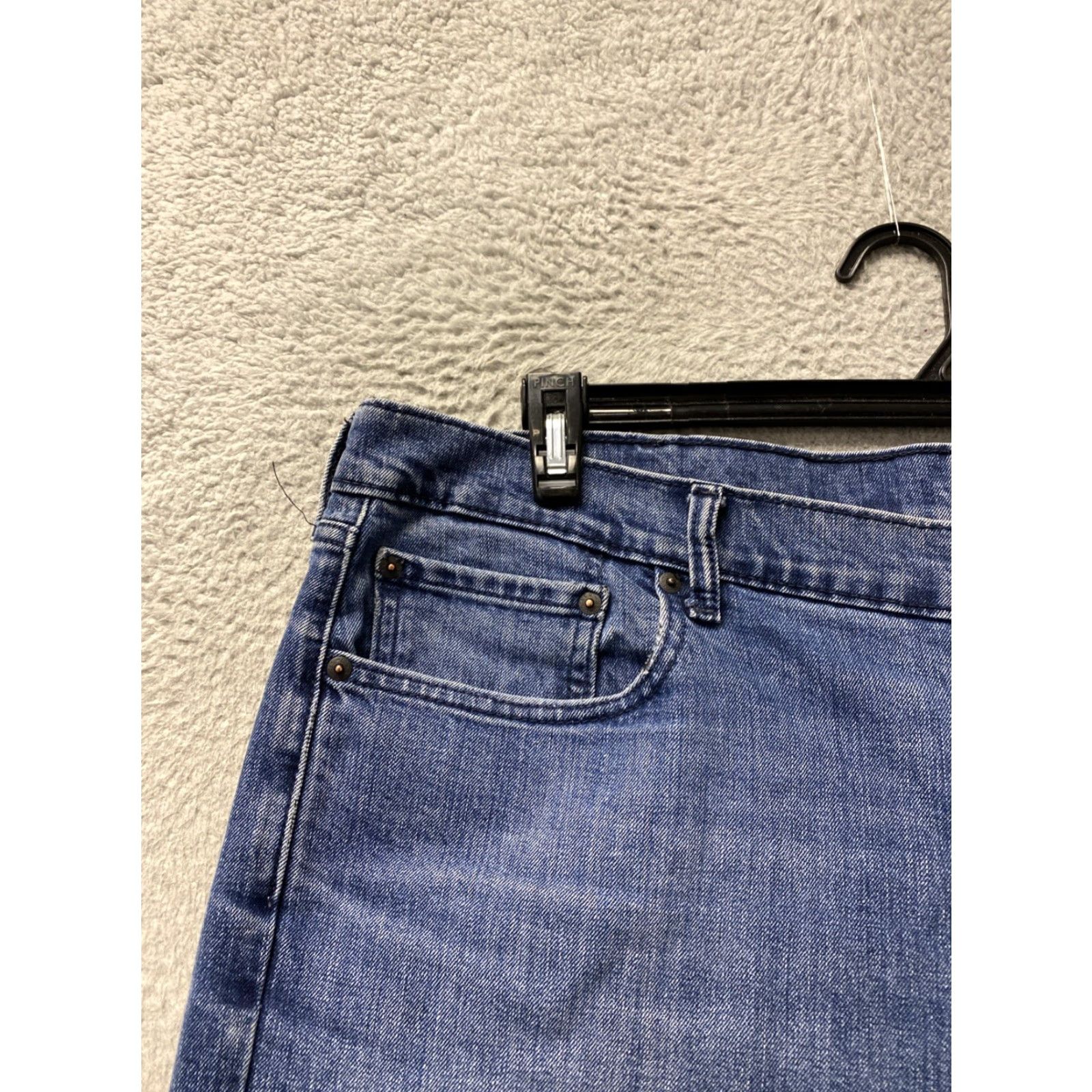 Denime VINTAGE Levi Strauss 550 Denim Jeans Men 42x30 Straight Big & Tall Blue Comfort Jeans Mens 42x30 Size US 42 / EU 58 - 3 Thumbnail