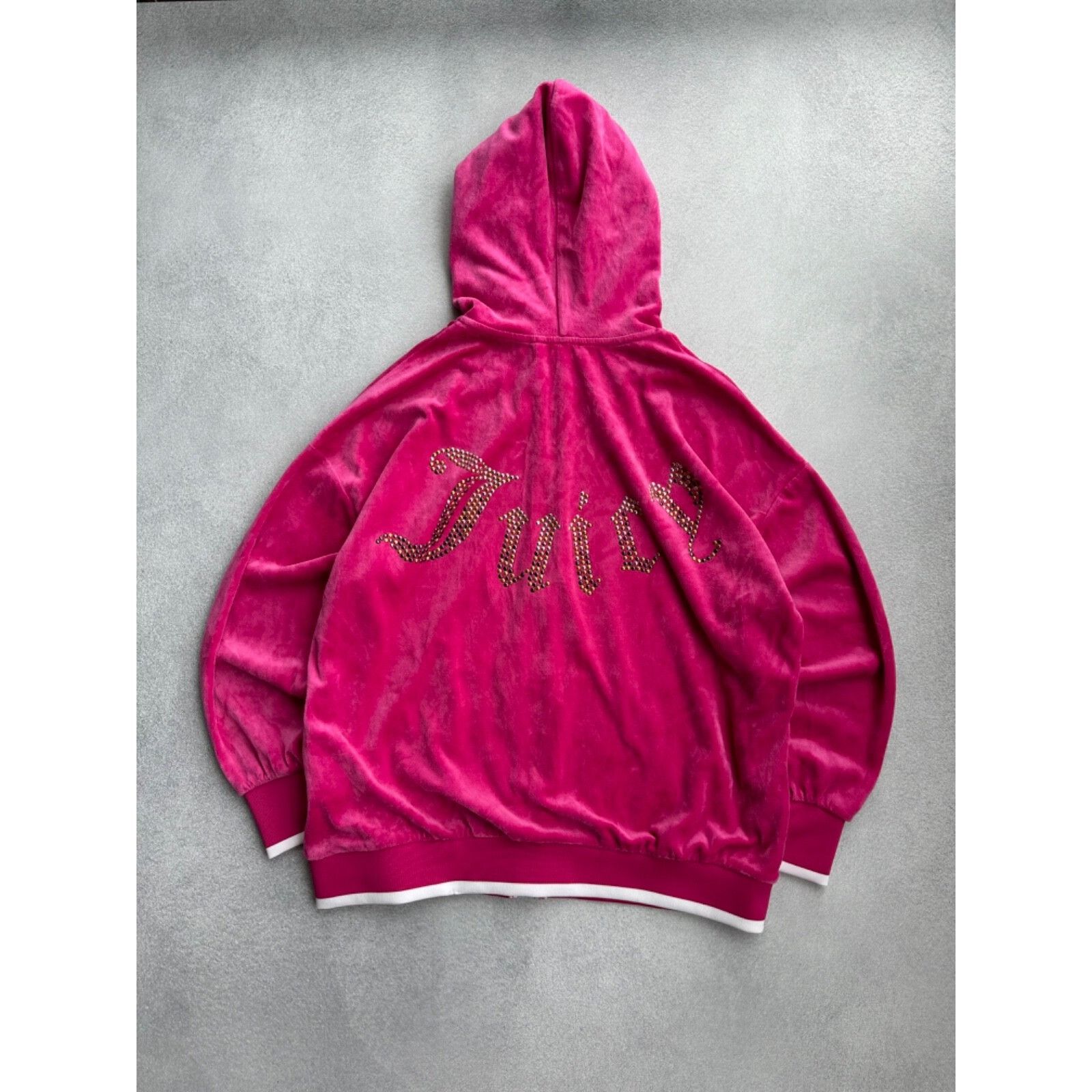 Juicy Couture VTG Juice Couture Pink Velour Woman Tracksuit Size S / US 4 / IT 40 - 5 Thumbnail