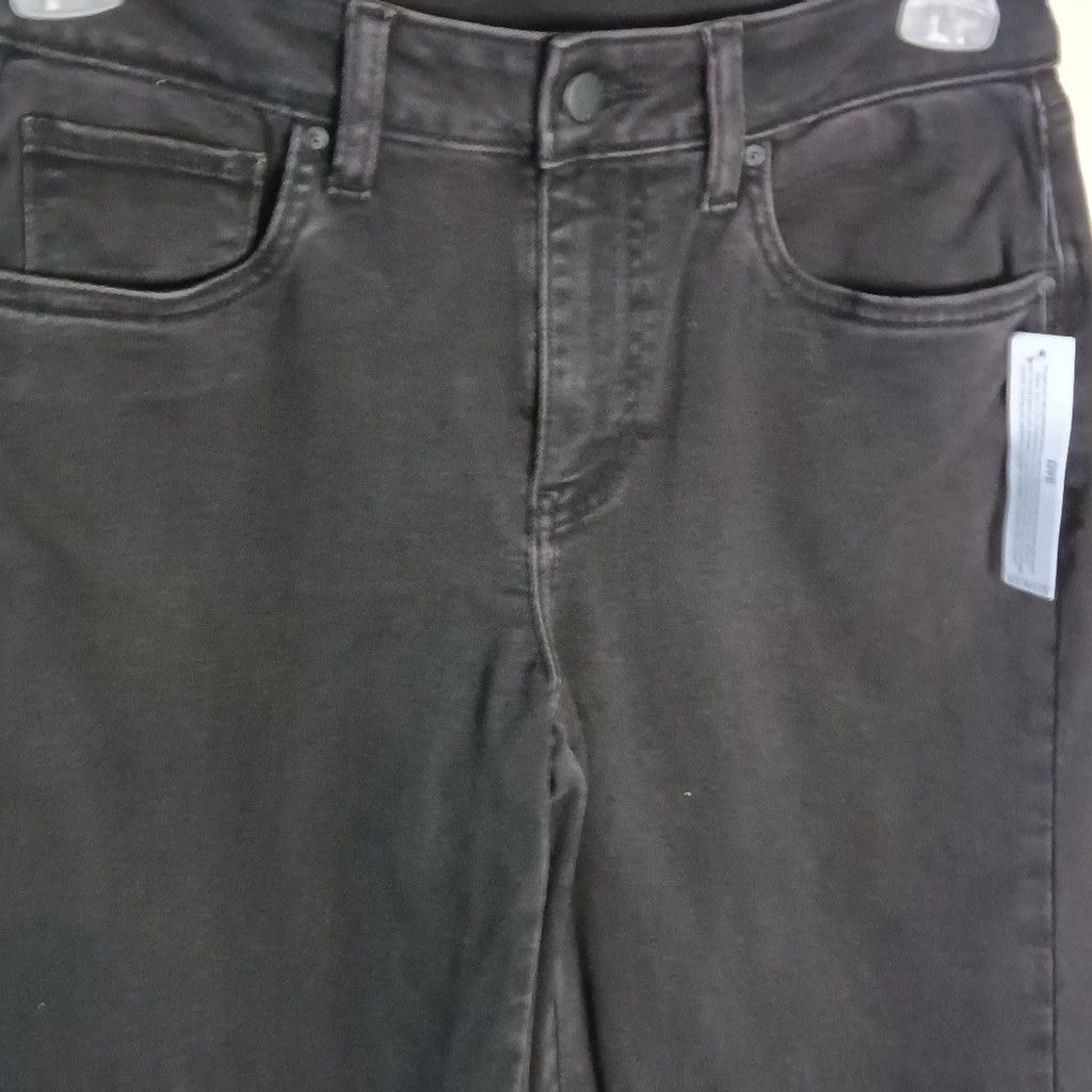 Venus Venus Wide Leg Jeans Black High Rise Petite 6P NWT Size 28" / US 6 / IT 42 - 3 Thumbnail