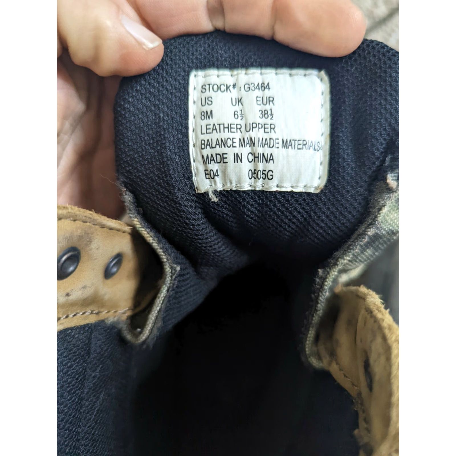 Vintage GEORGIA BOOT Thinsulate 600 Camo Steel Toe Work Boot G3464 Men's Size 8MBrown Leather Waterproof Boots Mens Size US 8 / EU 41 - 8 Thumbnail