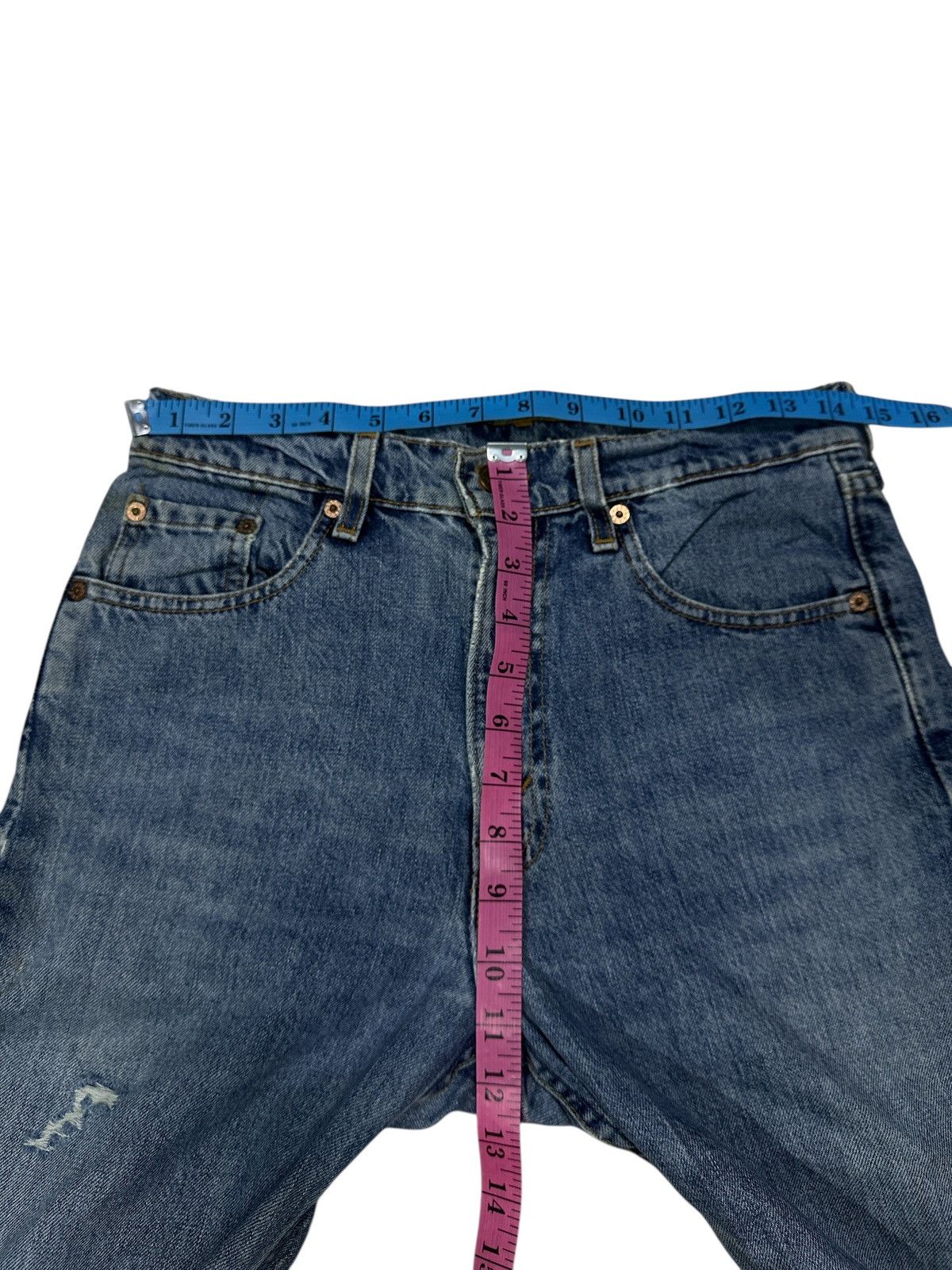 Levi's Vintage Distress Levis 519 Light Washed .. Size US 29 - 3 Thumbnail