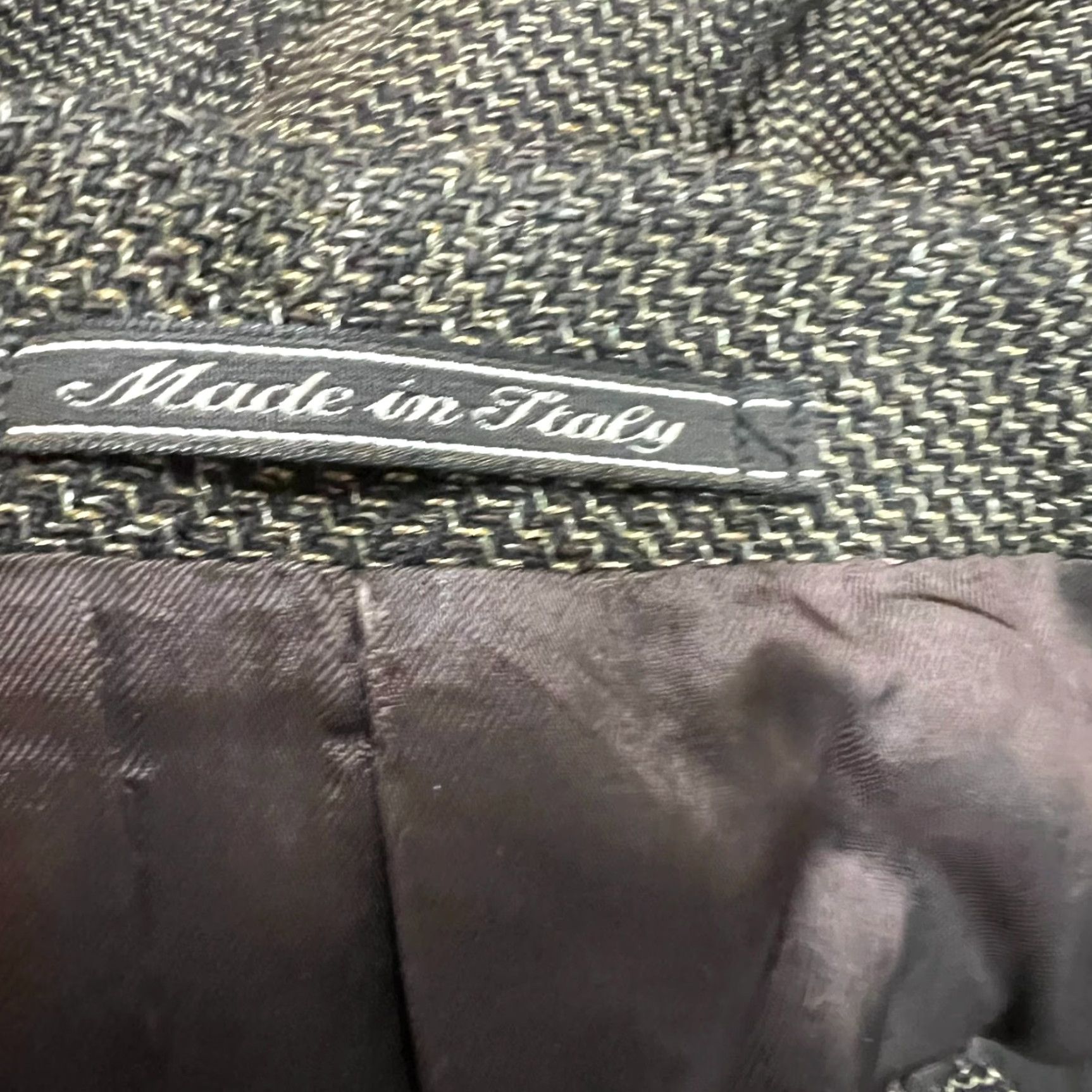 Nordstrom VINTAGE Ferla Nordstrom's Wool Window Checked 3 Button Sport Jacket Mens 44L Brown Size US S / EU 44-46 / 1 - 5 Thumbnail