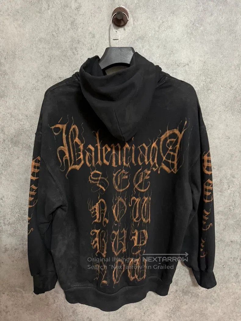 Balenciaga Balenciaga Zip-Up Logo Hoodie. Size US M / EU 48-50 / 2 - 1 Thumbnail