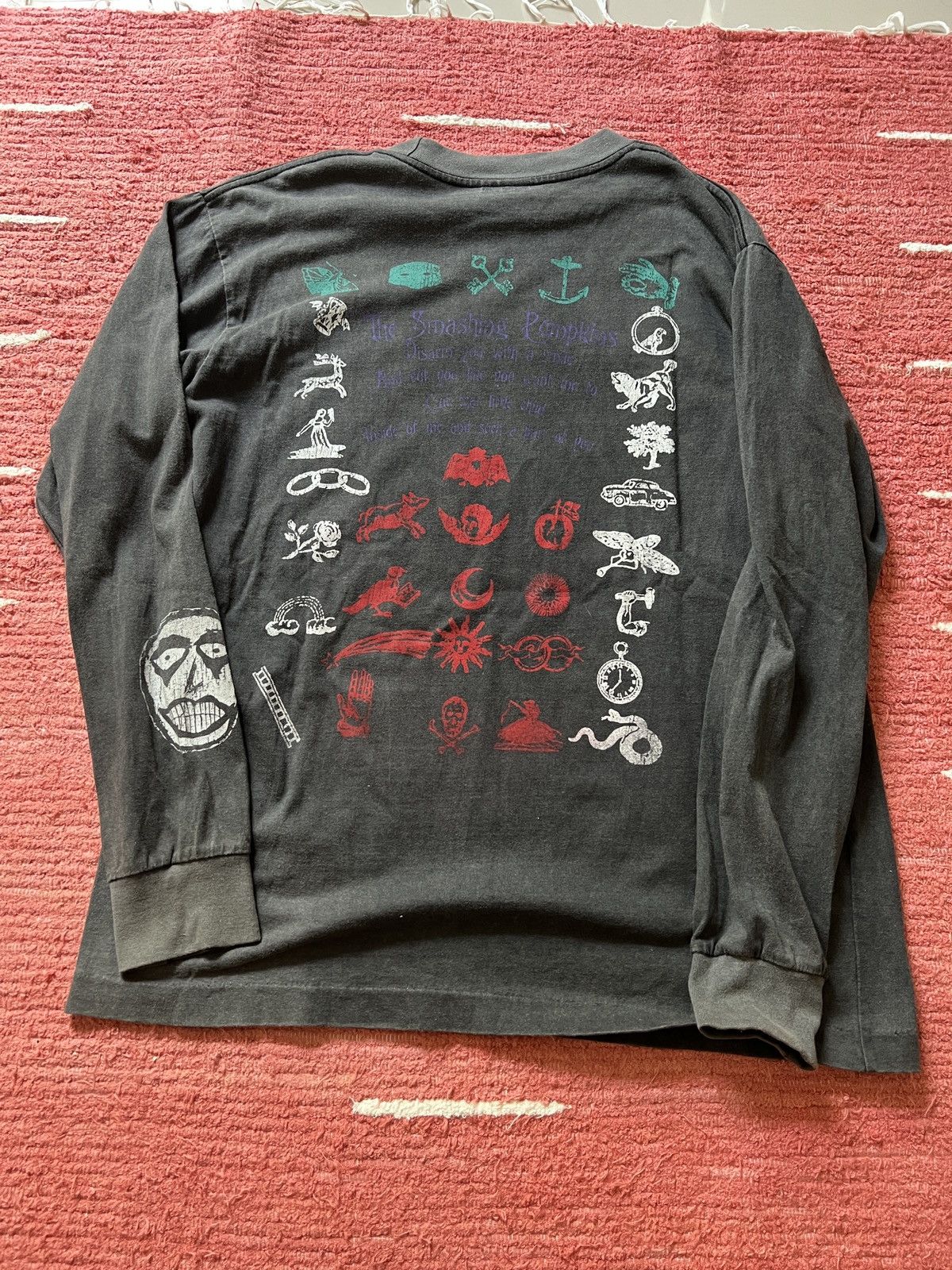 Band Tees The Smashing Pumpkins - Smile faded black tee Size US L / EU 52-54 / 3 - 2 Thumbnail
