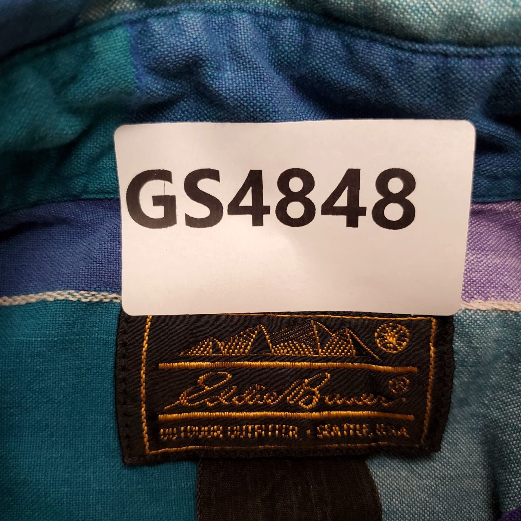 Eddie Bauer VINTAGE Eddie Bauer Shirt Men M Green Purple Buffalo Plaid Outdoor Casual Size US M / EU 48-50 / 2 - 8 Thumbnail