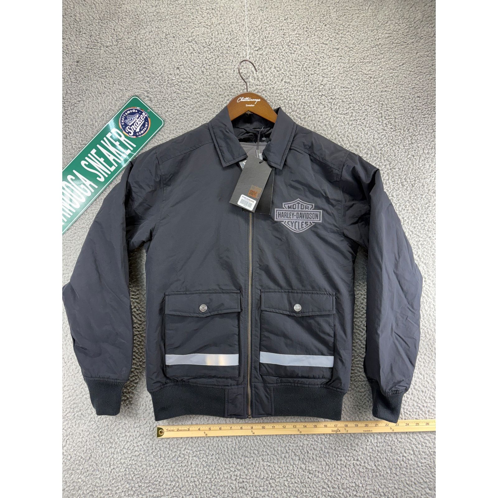 Harley Davidson Harley Davidson Garage Work Working Jacket Mens Small Black Size US S / EU 44-46 / 1 - 1 Thumbnail