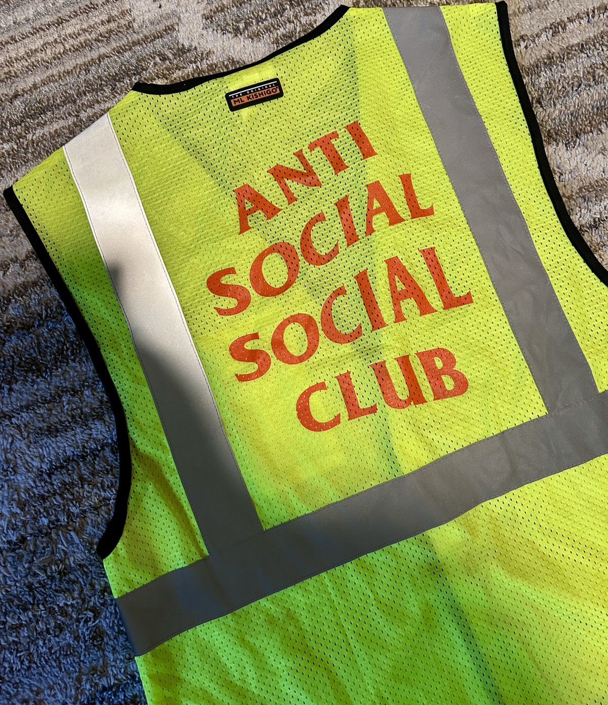 Anti Social Social Club Anti Social Social Club Work Vest Neon Size US M / EU 48-50 / 2 - 2 Thumbnail