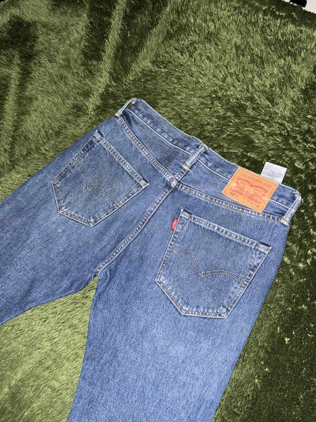 Levi's [W31/L32] Levi’s 501 S washed Leather label Denim Pants Size US 31 - 8 Thumbnail