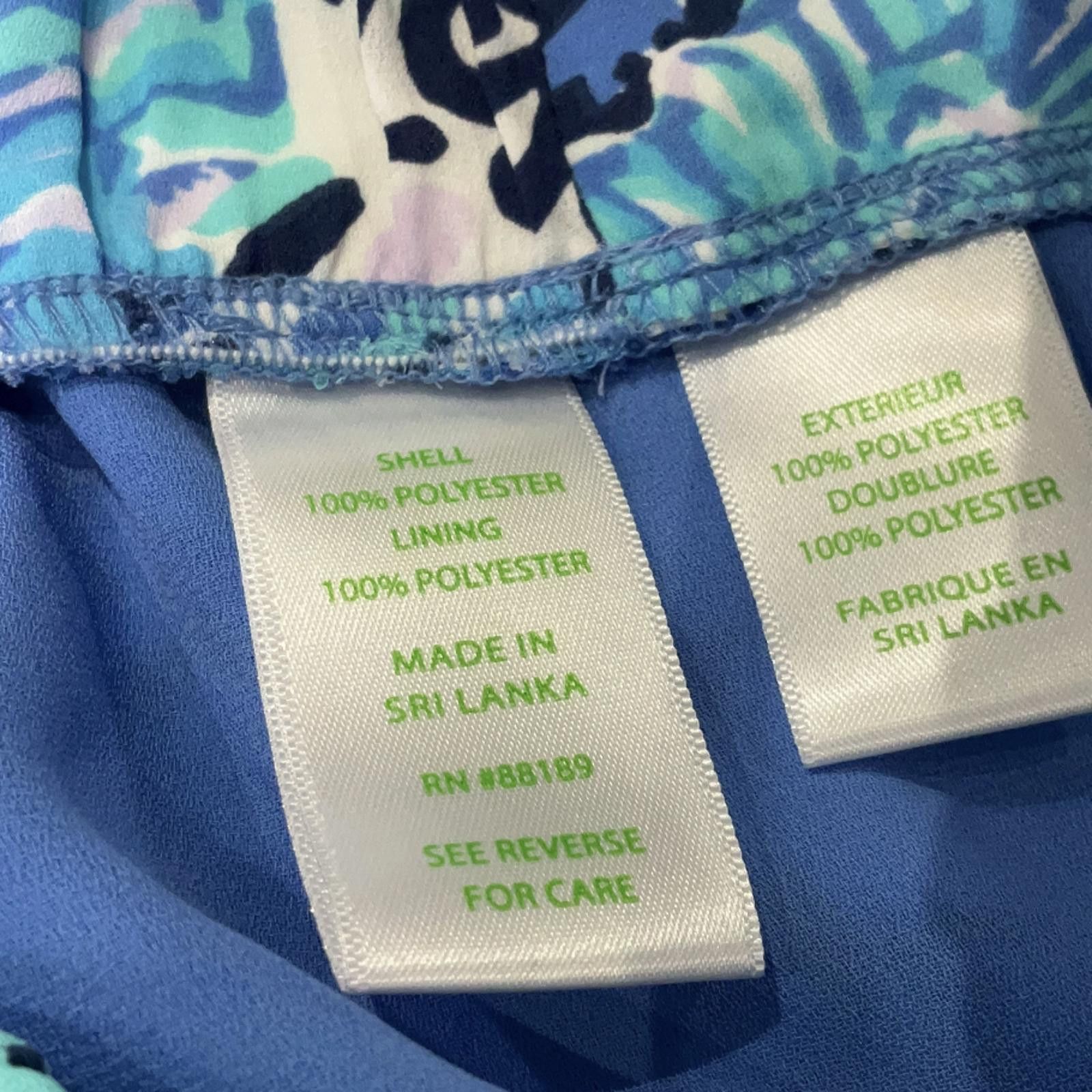 Other Lilly Pulitzer Size 0 Blue Print Women's Shorts Size 25" / US 0 / IT 36 - 4 Thumbnail
