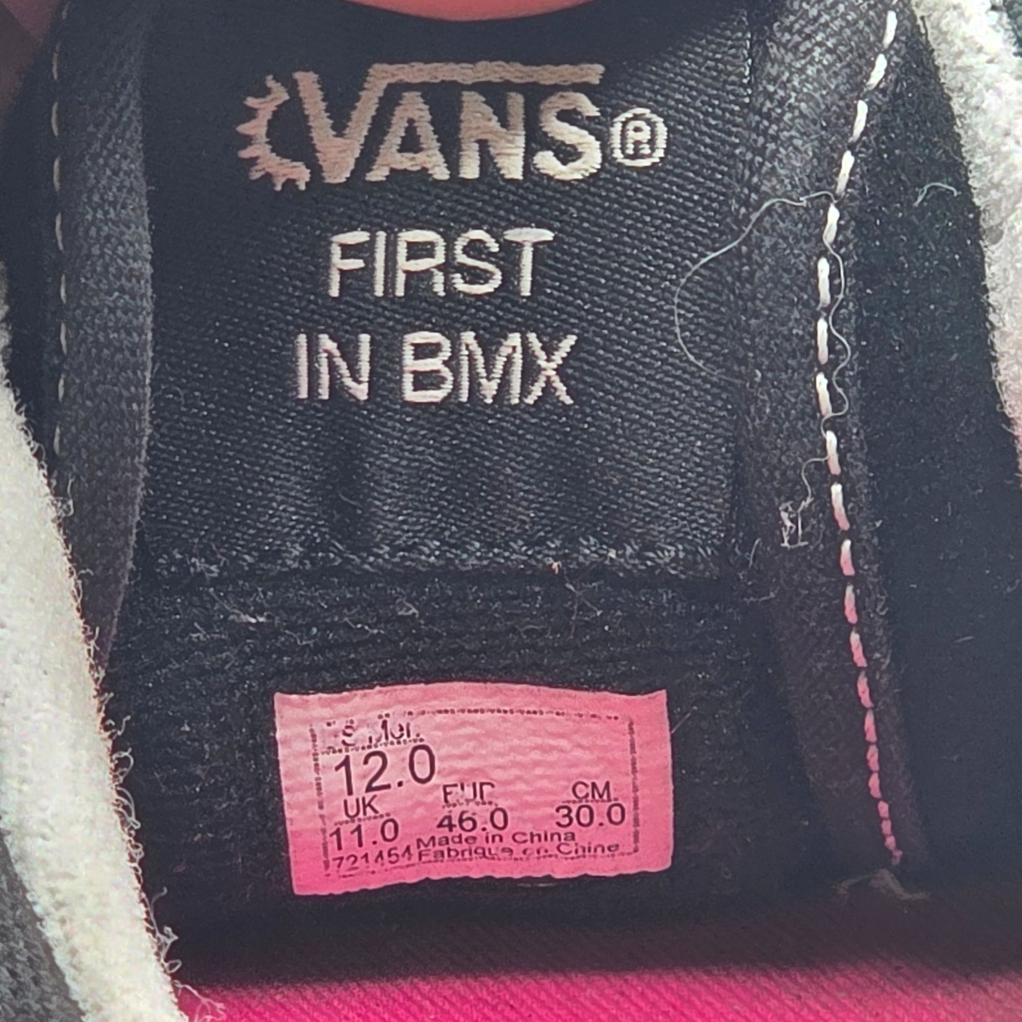 Vans Vans BMX Old Skool Mens Size 12 Black Neon Pink Sneaker Shoe Size US 12 / EU 45 - 6 Thumbnail