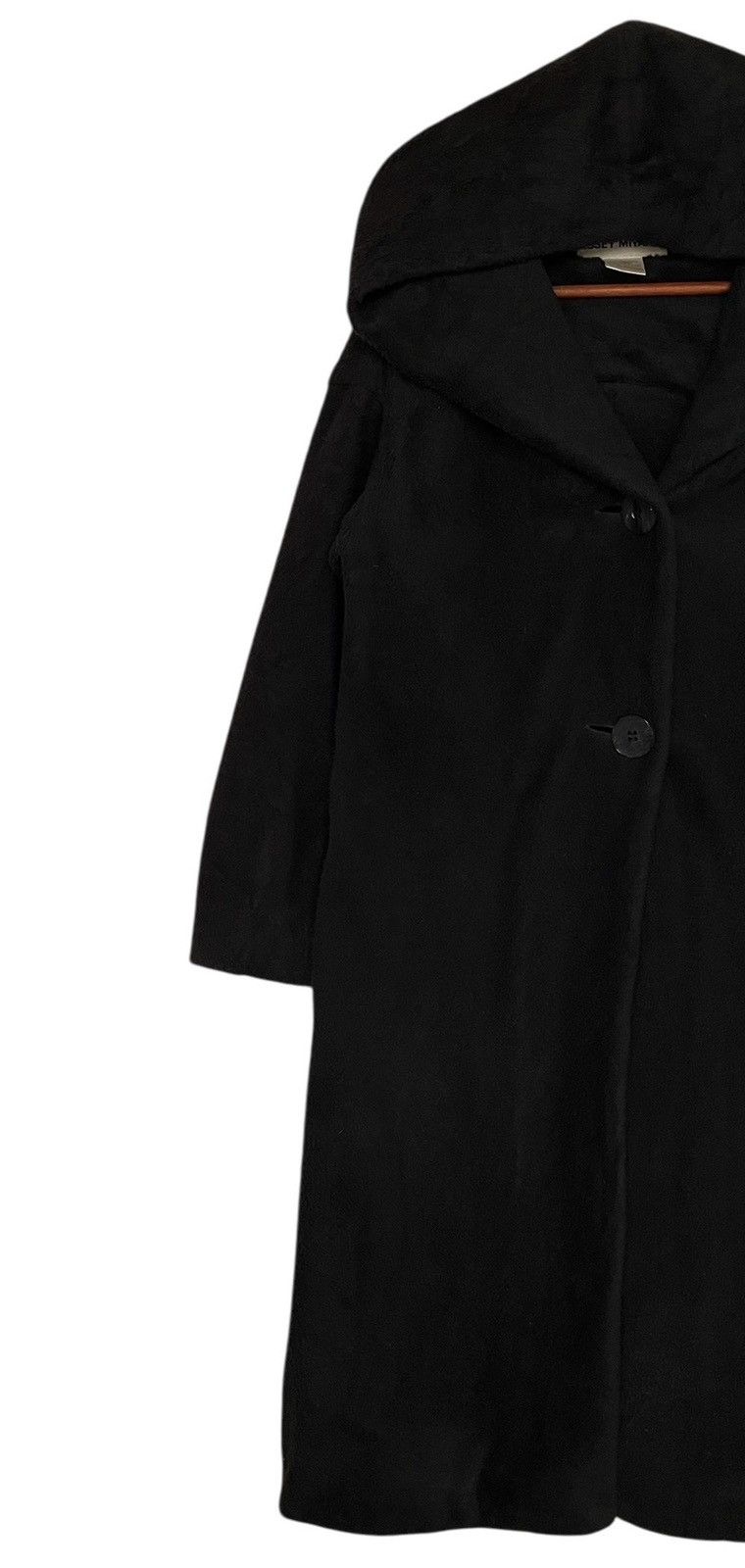 Issey Miyake Vintage Japanese Brand Issey Miyake Wool Hooded Coat 1990s Size US M / EU 48-50 / 2 - 3 Thumbnail