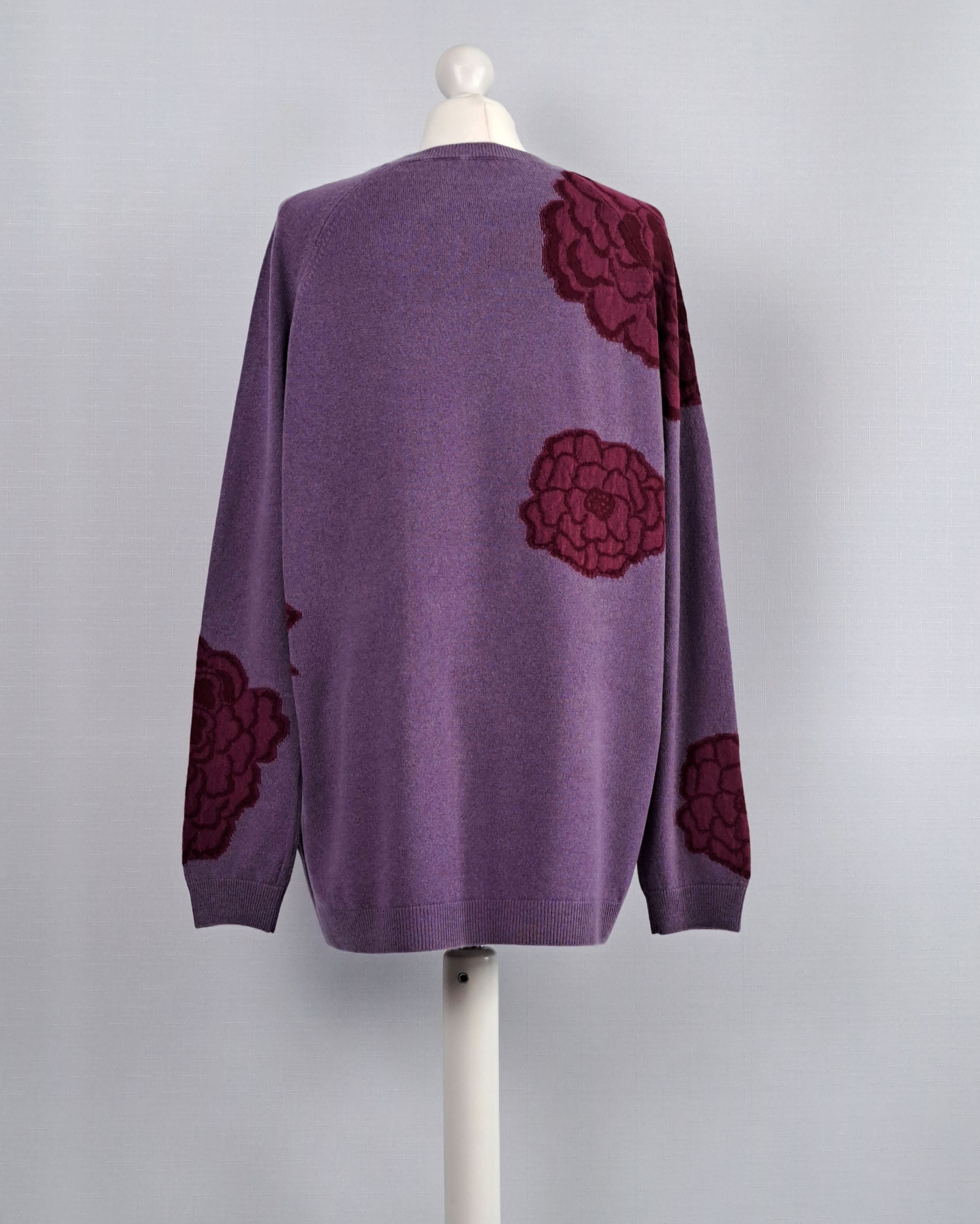 Etro ETRO long wool sweater with flowers. Size 42 Size XL / US 12-14 / IT 48-50 - 3 Thumbnail