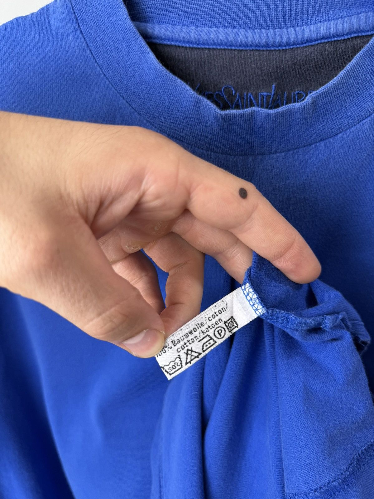 Yves Saint Laurent Rare! Vintage YSL Yves Saint Laurent T Shirt Size US M / EU 48-50 / 2 - 9 Thumbnail