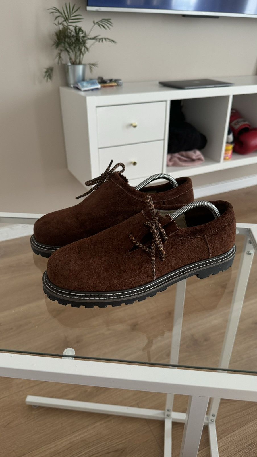 Other Vintage Almsach cynthia suede classic brown leather Size US 9 / EU 42 - 3 Thumbnail