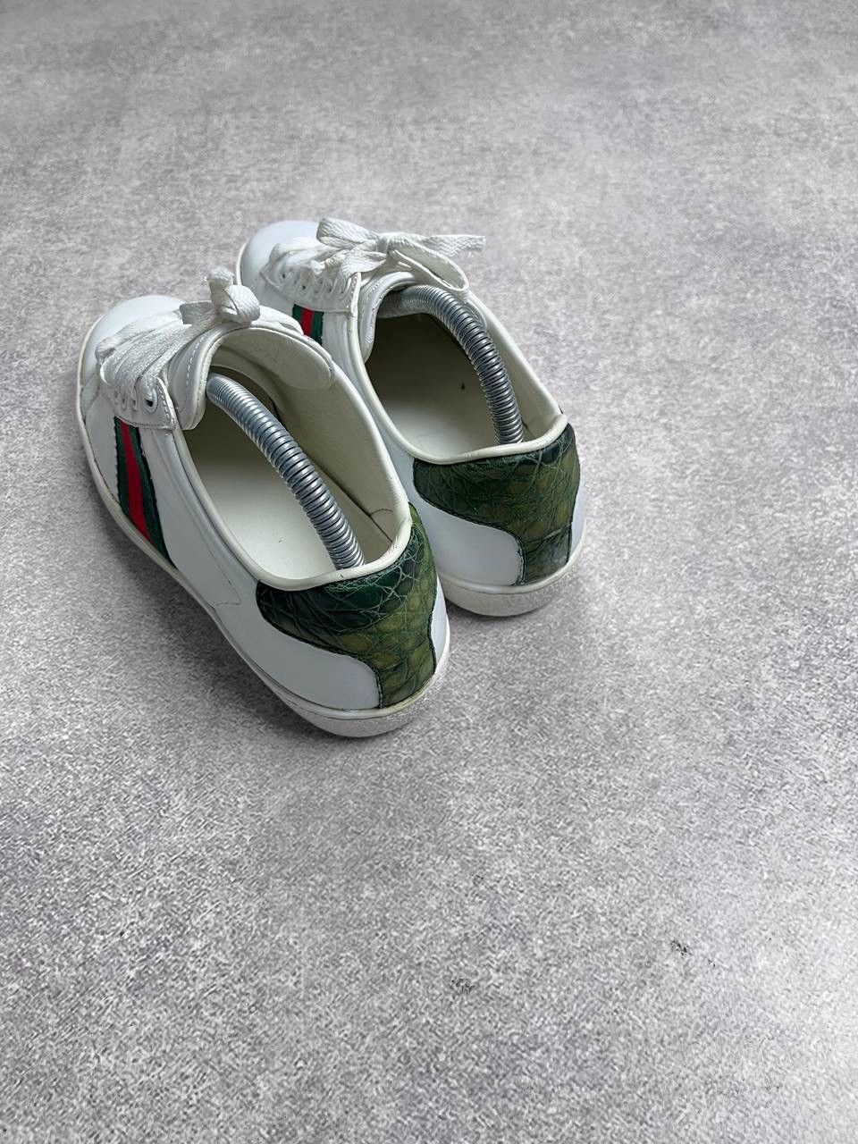 Gucci × Vintage Vintage Gucci GG Ace Low Leather Sneakers Y2K 38 Size US 5.5 / EU 38 - 5 Thumbnail
