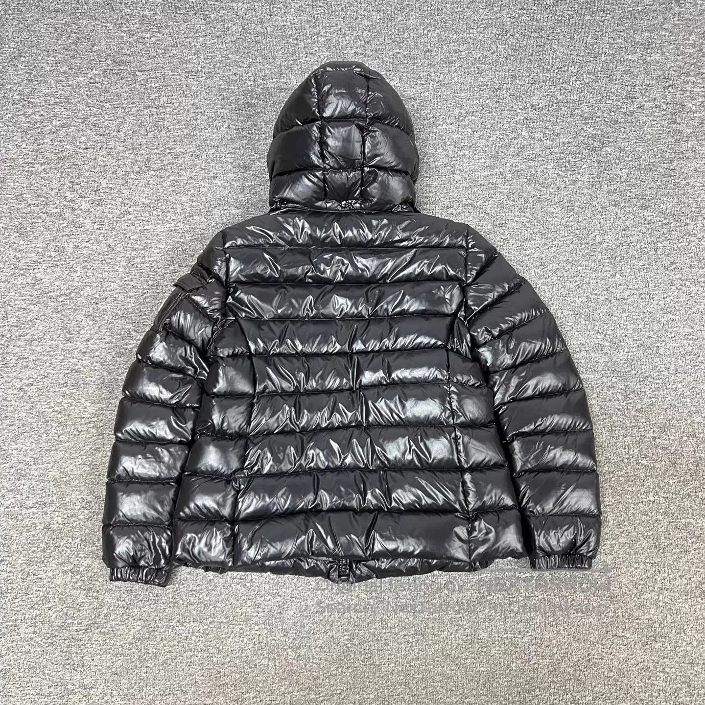 Moncler Black Puffer Jacket with Hood. Size US XXL / EU 58 / 5 - 2 Thumbnail