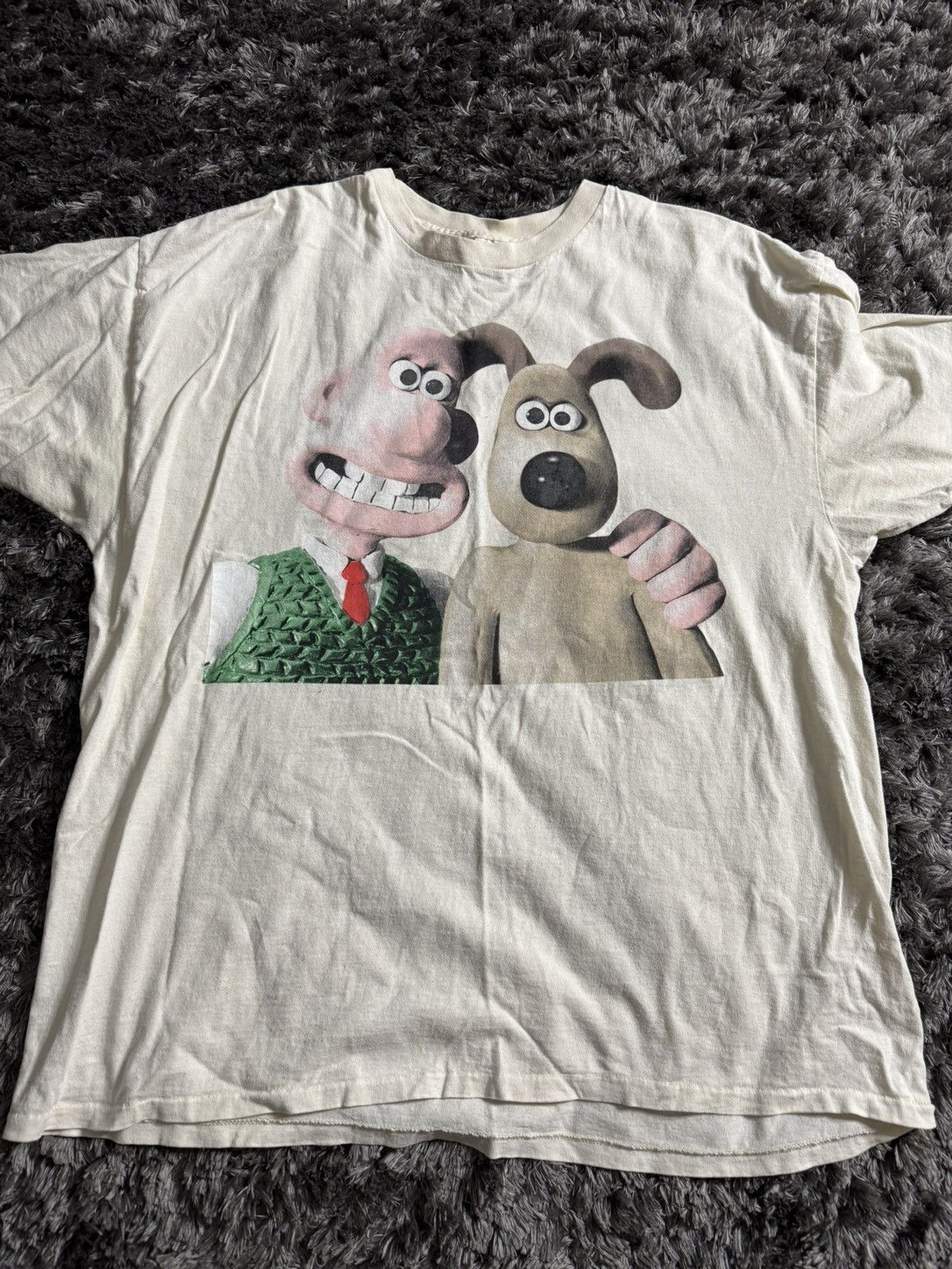 Vintage Vintage 1995 Wallace & Gromit t-shirt Size US XXL / EU 58 / 5 - 1 Thumbnail